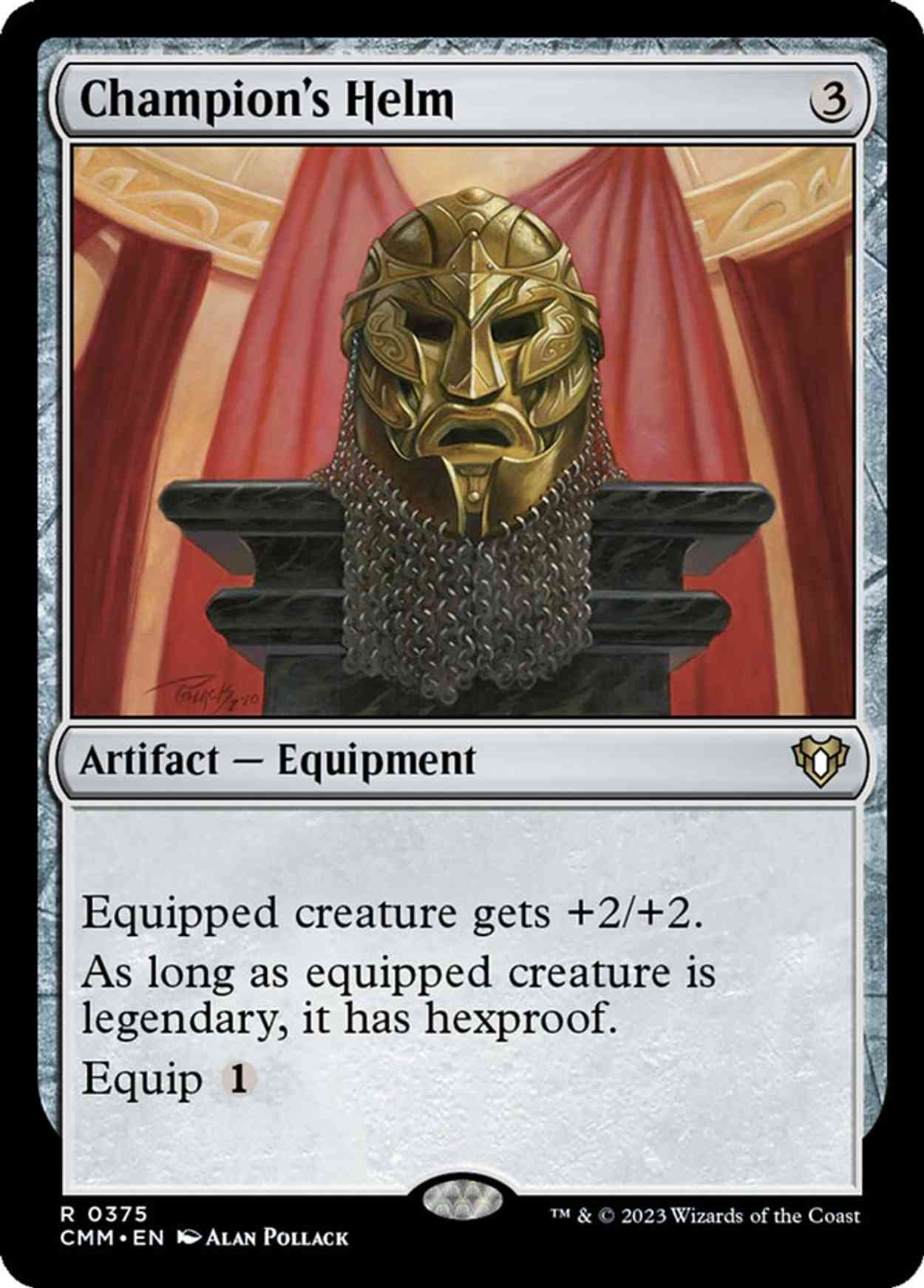 Champion's Helm magic card front
