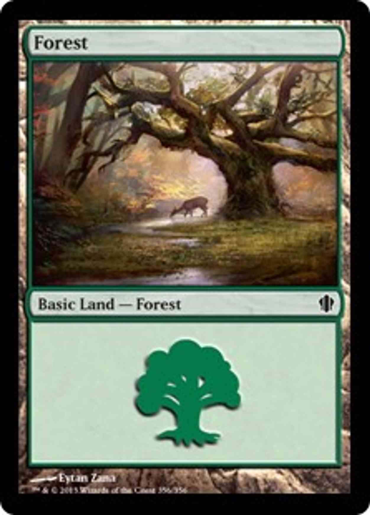Forest (356) magic card front