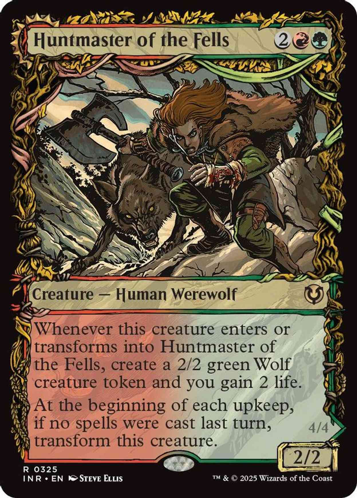 Huntmaster of the Fells // Ravager of the Fells (Showcase) magic card front