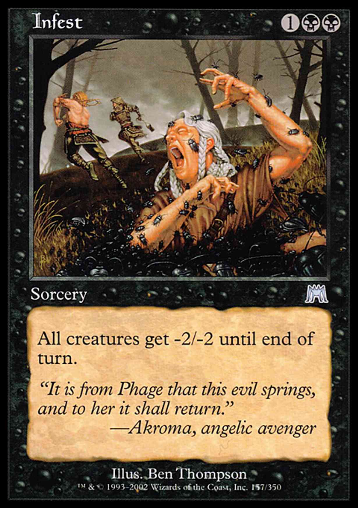 Infest magic card front