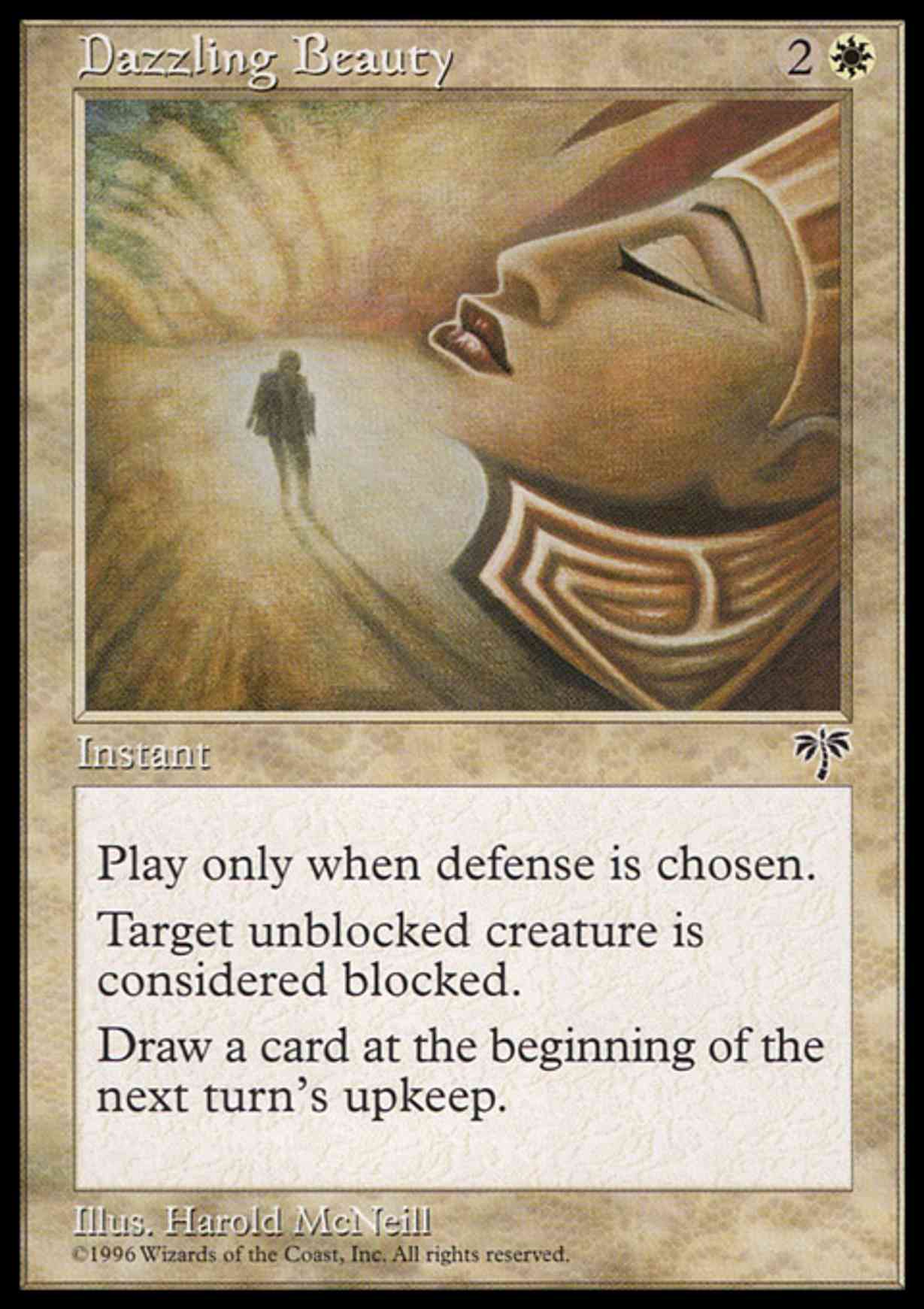 Dazzling Beauty magic card front