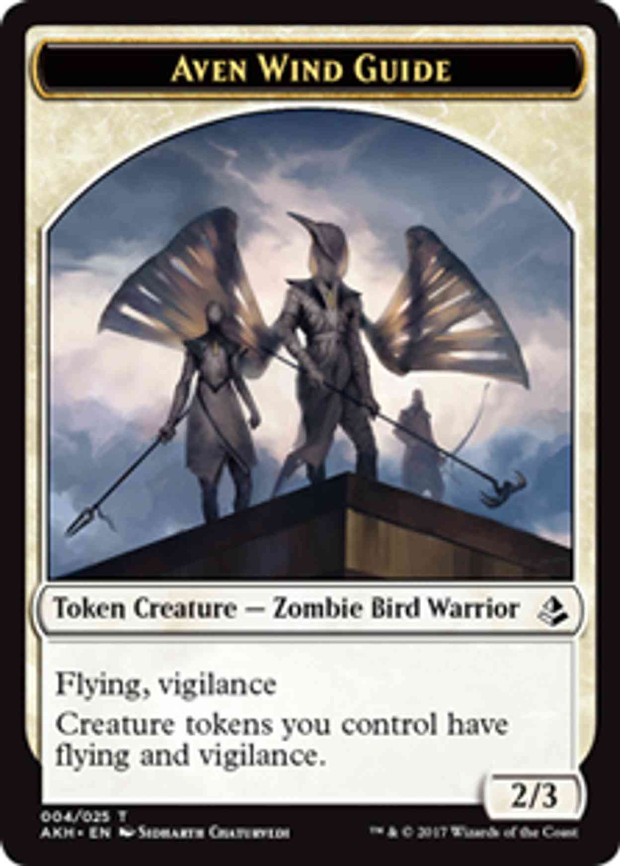 Aven Wind Guide Token magic card front