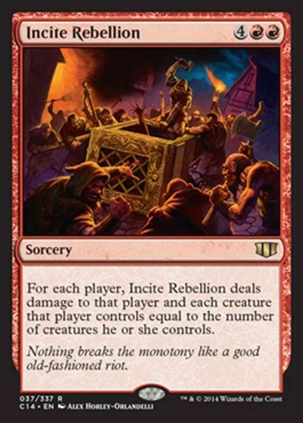 Incite Rebellion magic card front