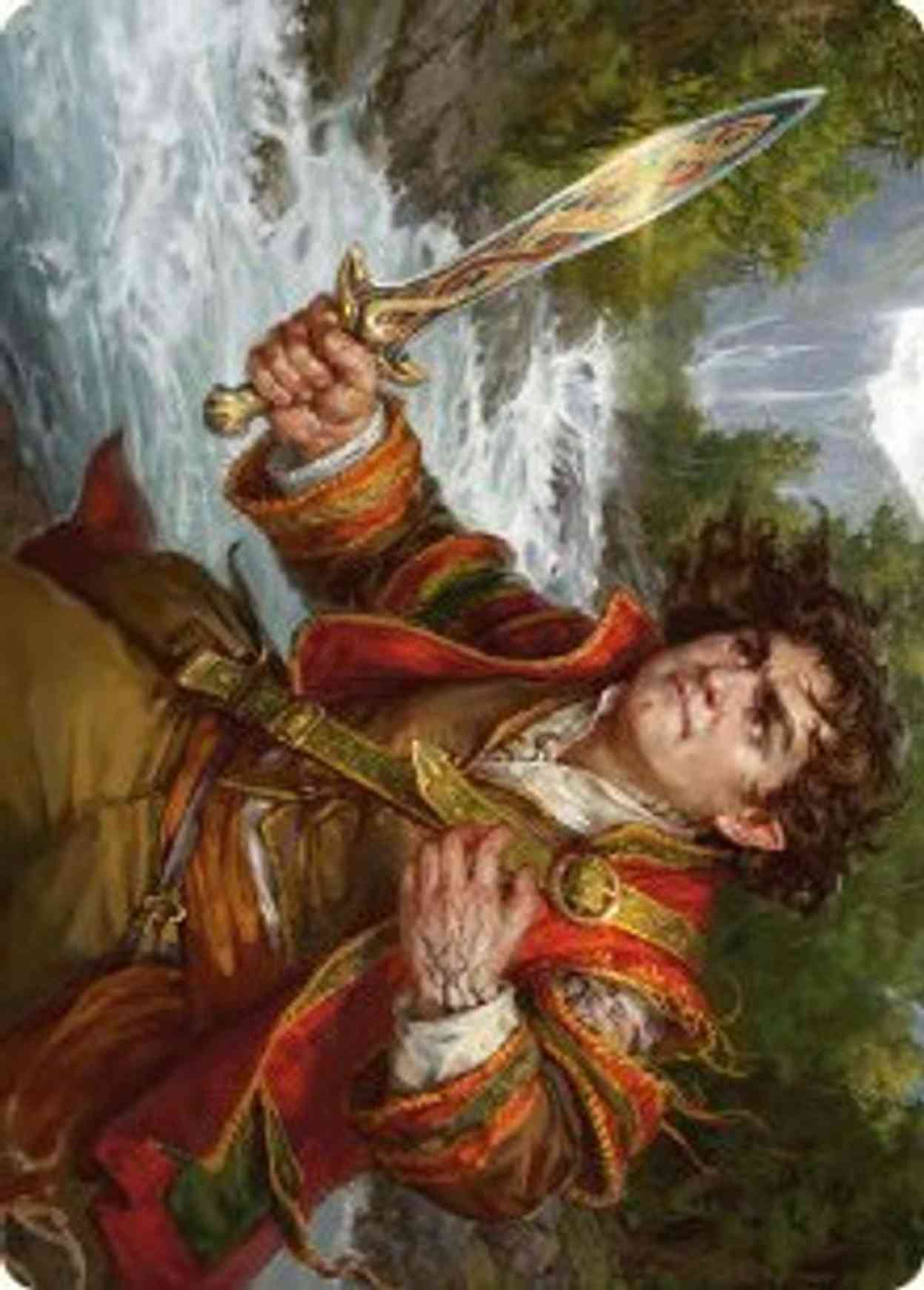 Frodo Baggins Art Card (16/81) magic card front