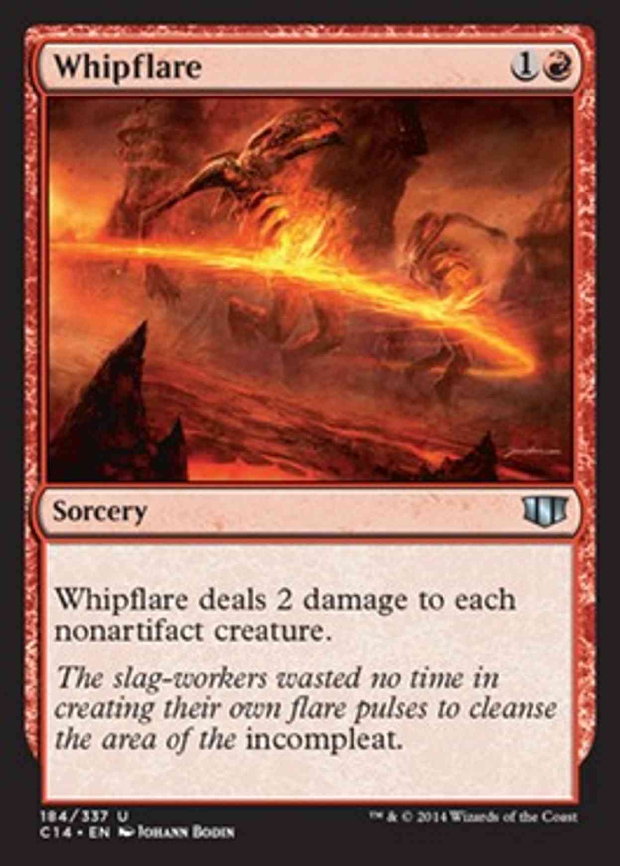 Whipflare magic card front