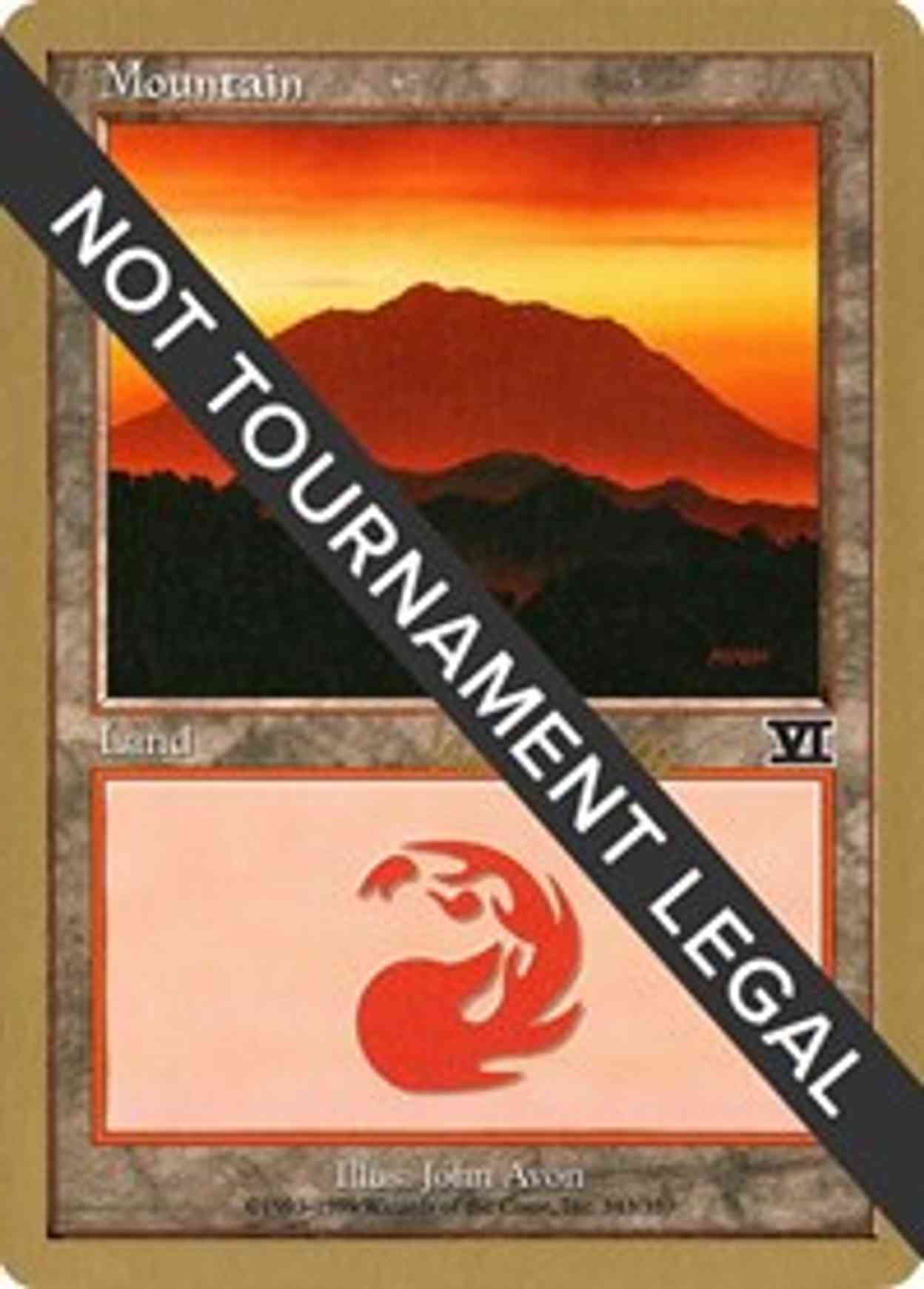 Mountain (343) - 1999 Kai Budde (6ED) magic card front