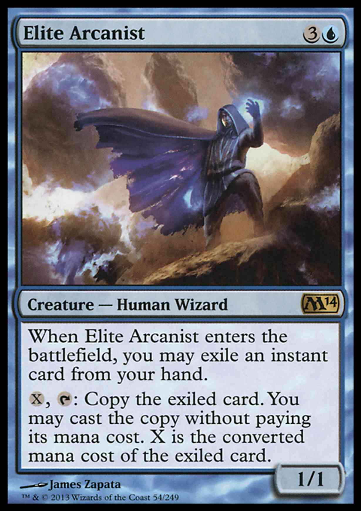 Elite Arcanist magic card front
