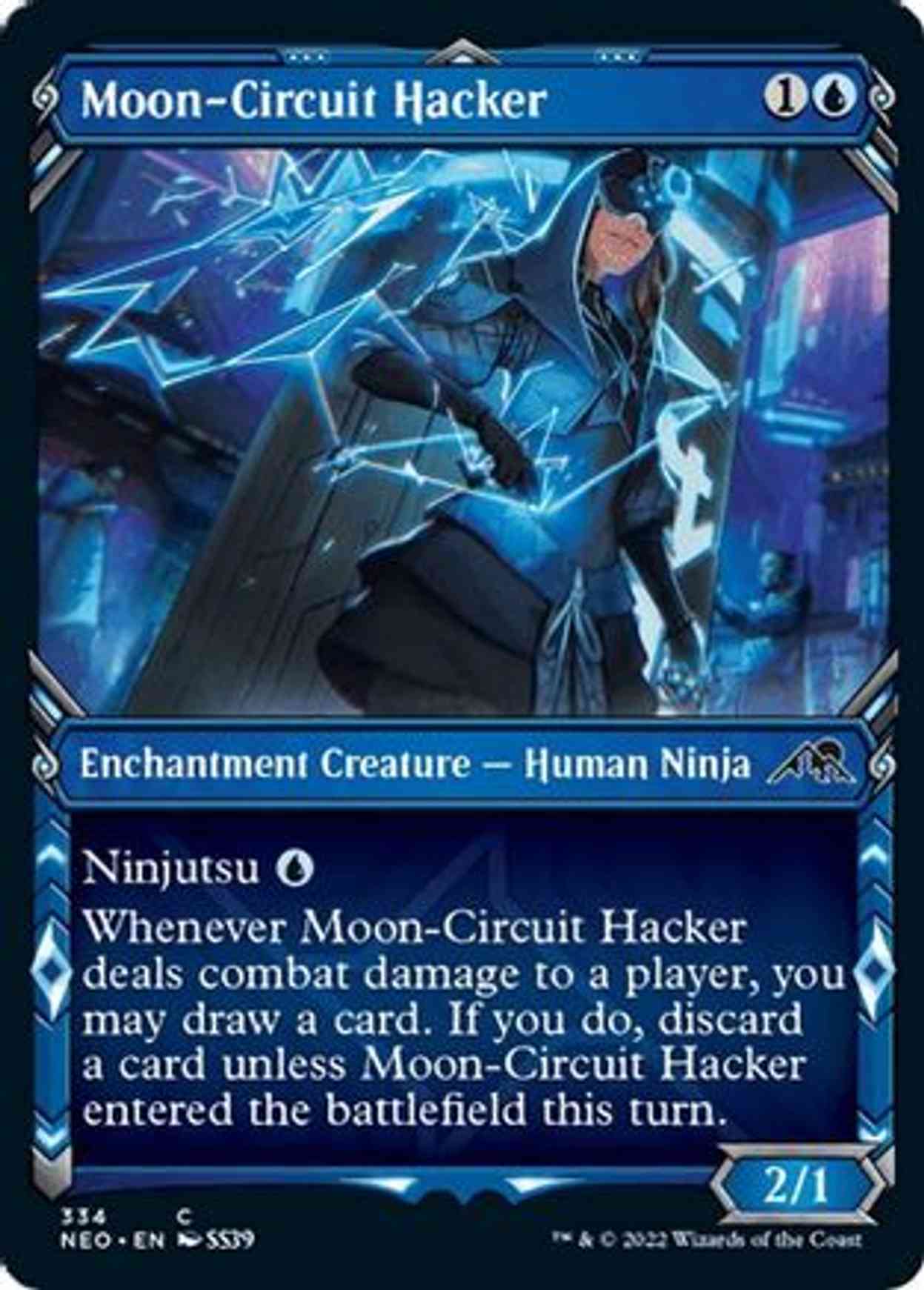 Moon-Circuit Hacker (Showcase) magic card front