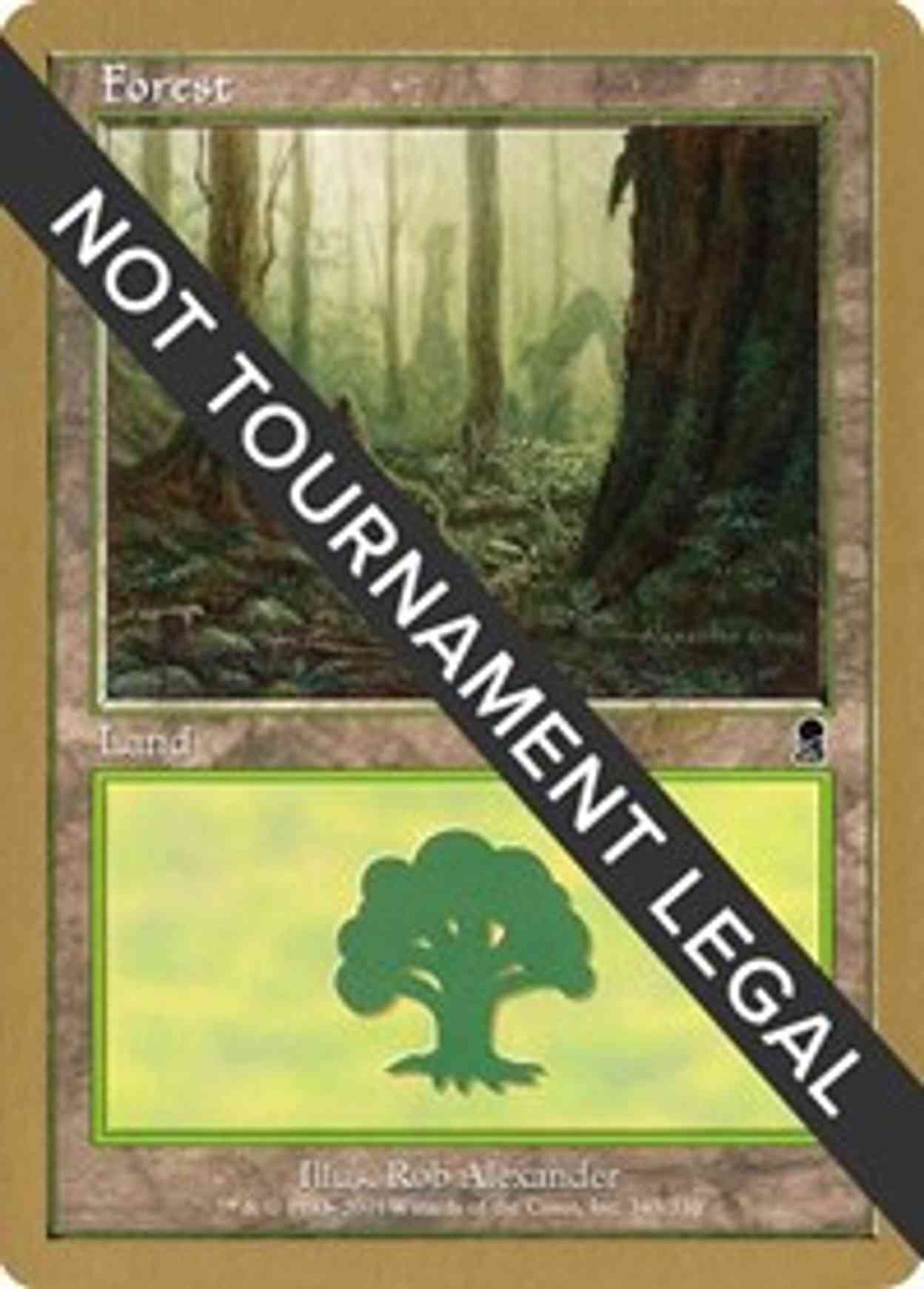 Forest (348) - 2002 Raphael Levy (ODY) magic card front