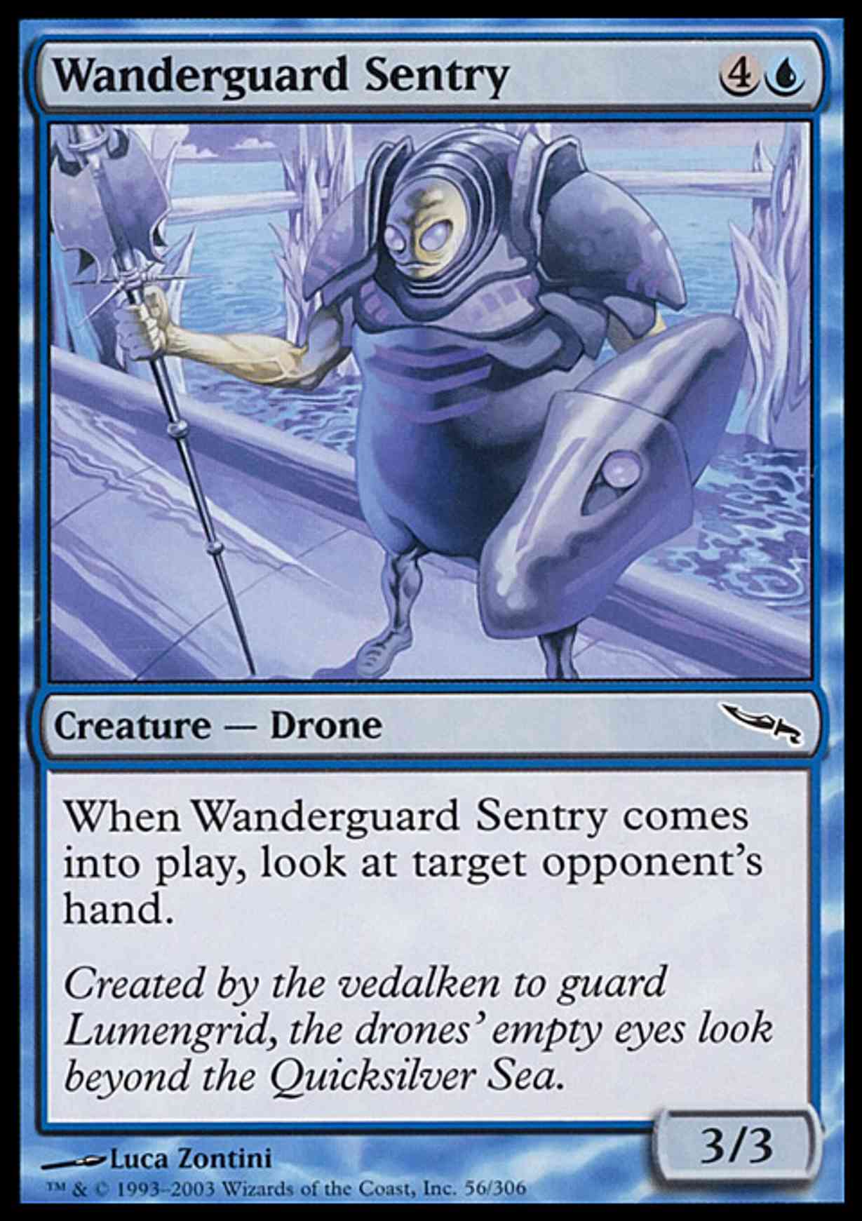 Wanderguard Sentry magic card front