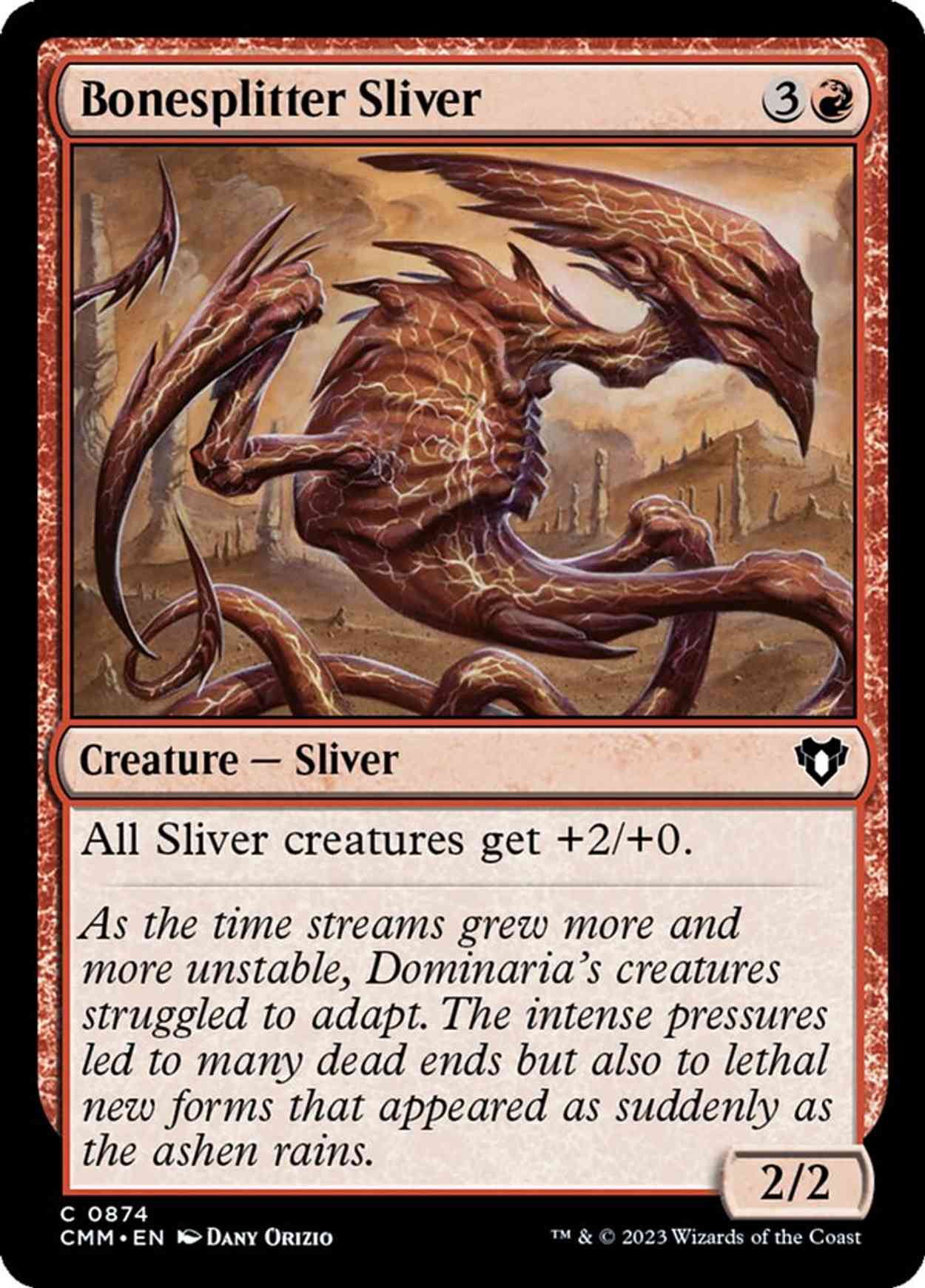 Bonesplitter Sliver magic card front