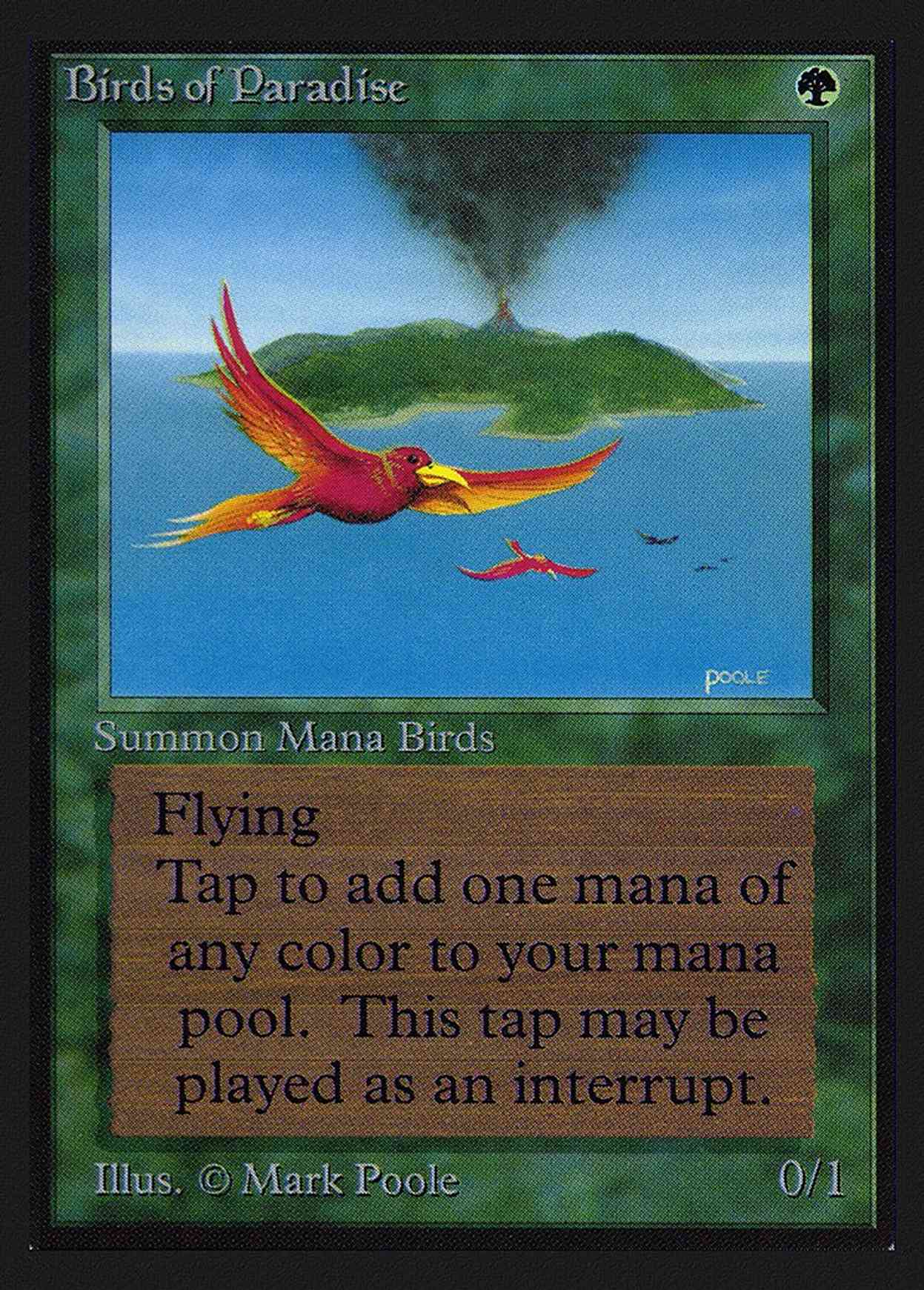 Birds of Paradise (IE) magic card front