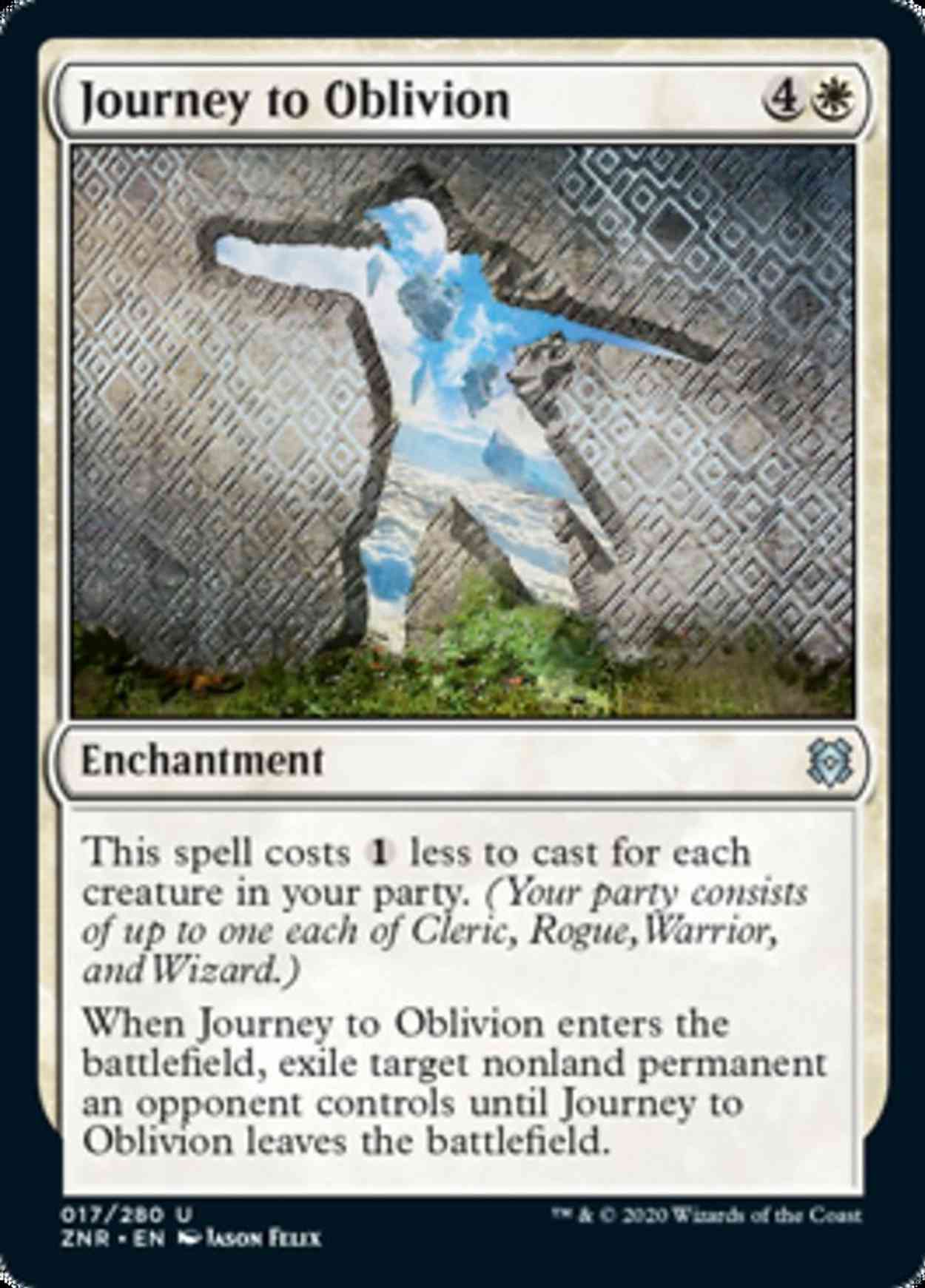 Journey to Oblivion magic card front