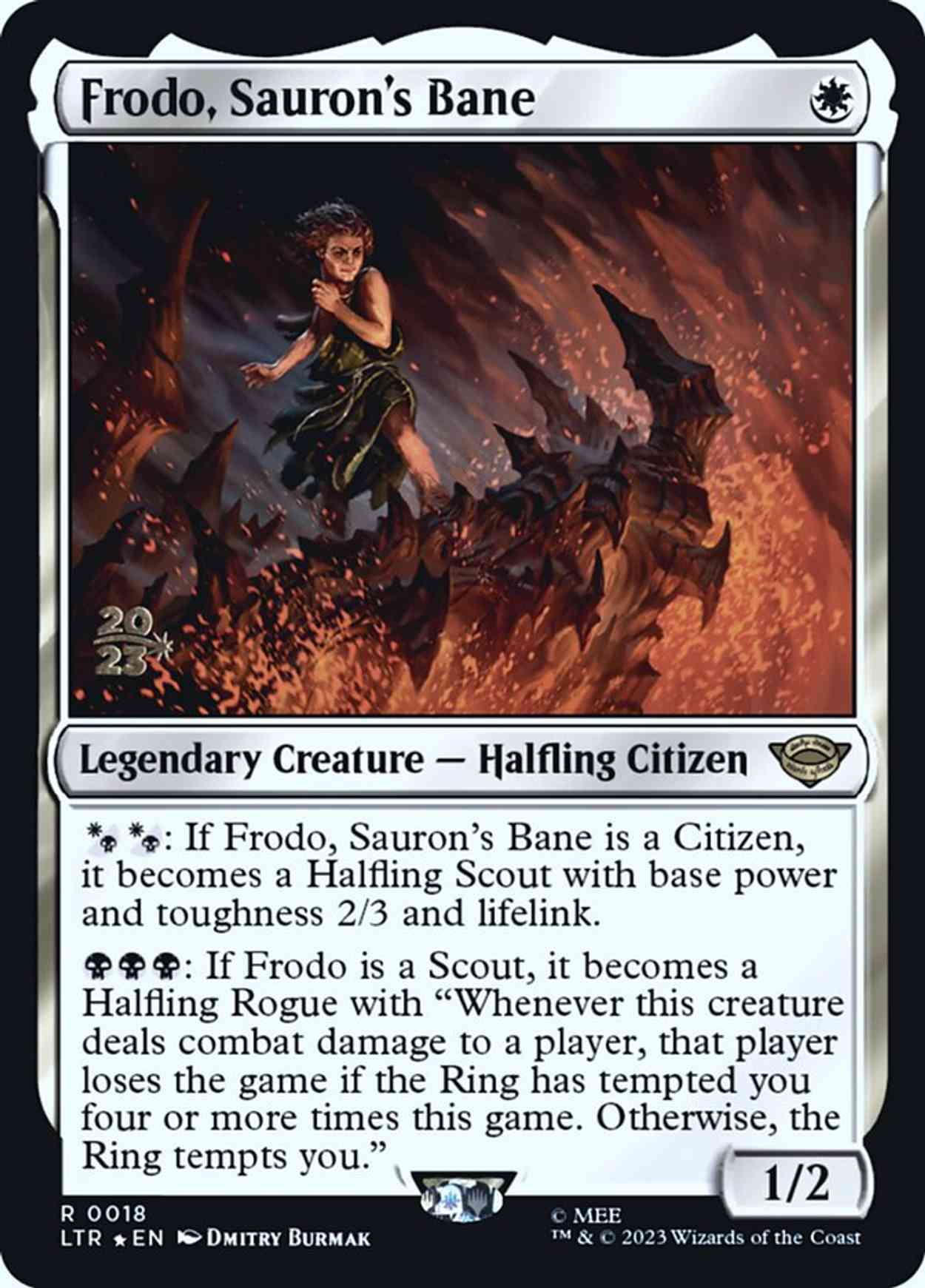 Frodo, Sauron's Bane magic card front