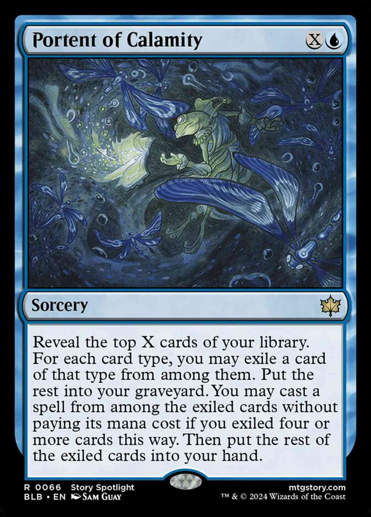 Portent of Calamity magic card front