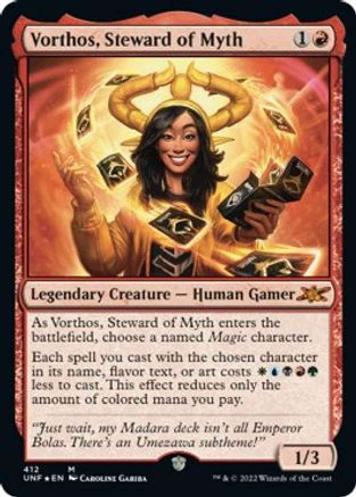 Vorthos, Steward of Myth (Galaxy Foil) magic card front