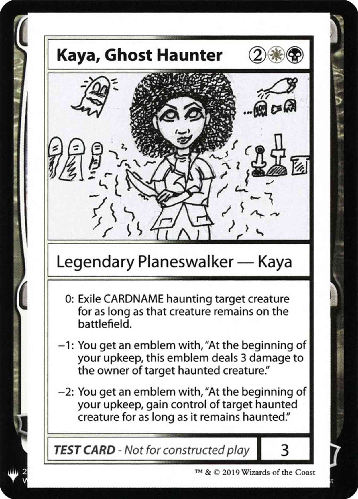 Kaya, Ghost Haunter magic card front