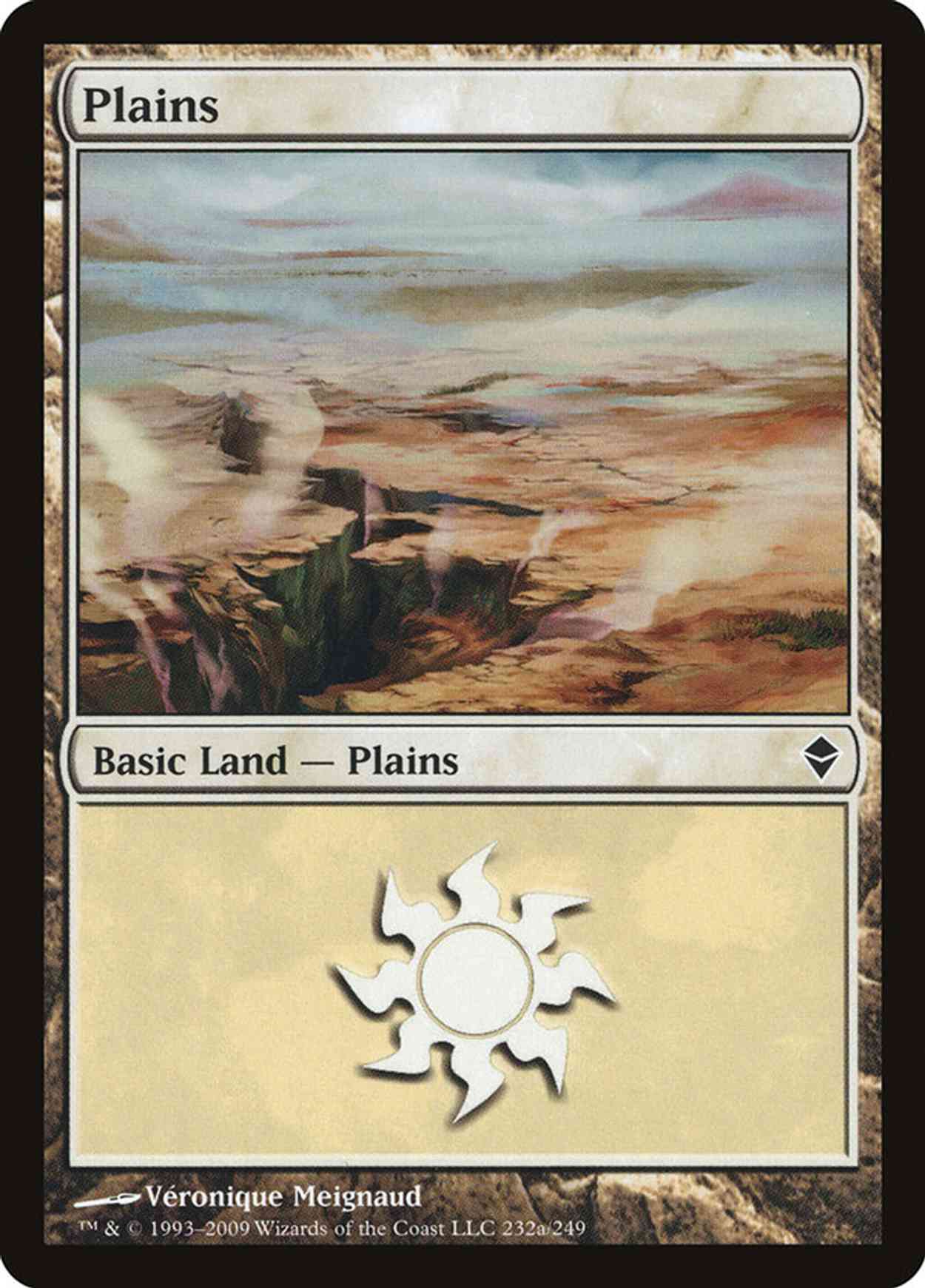 Plains (232a) magic card front
