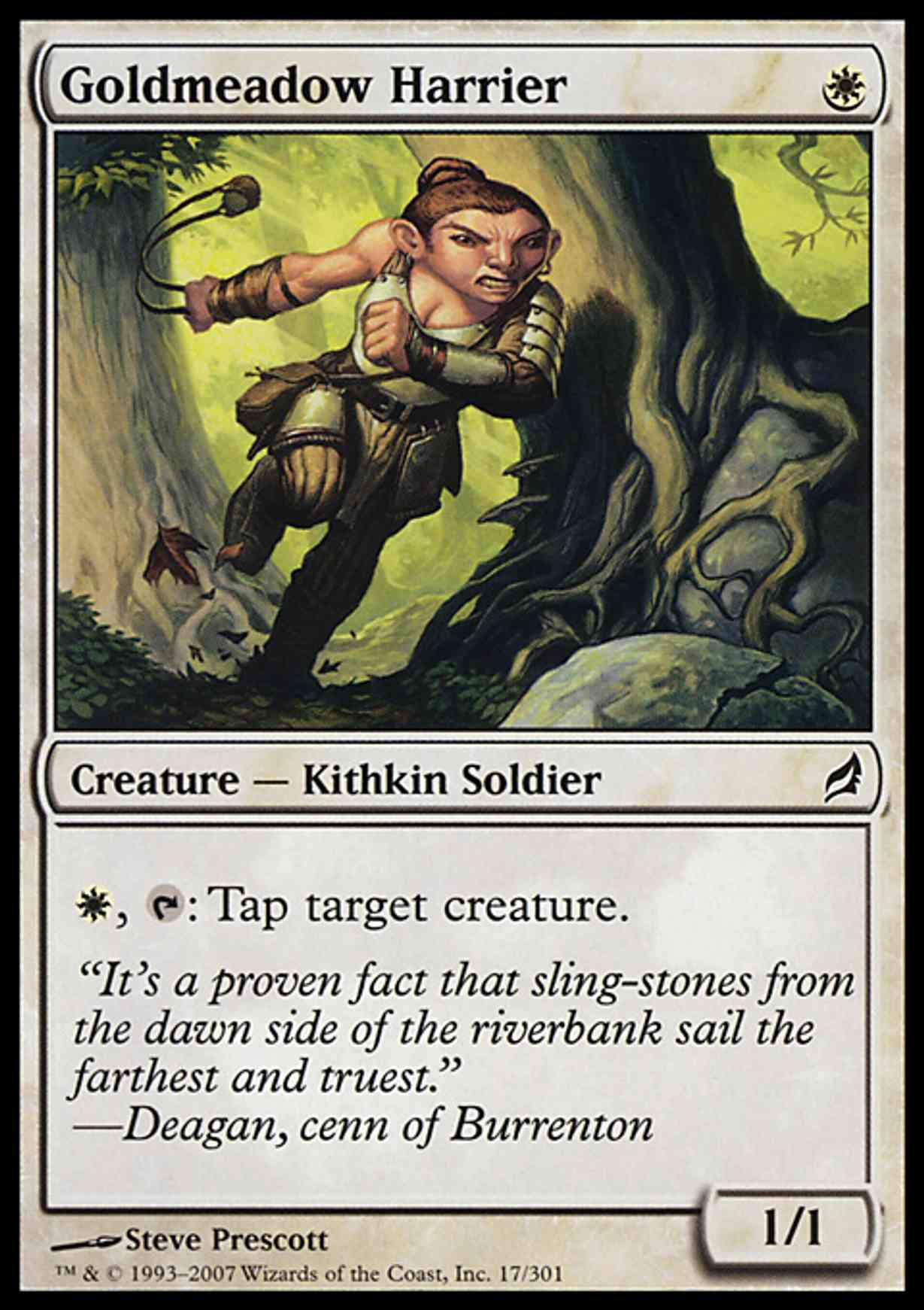 Goldmeadow Harrier magic card front