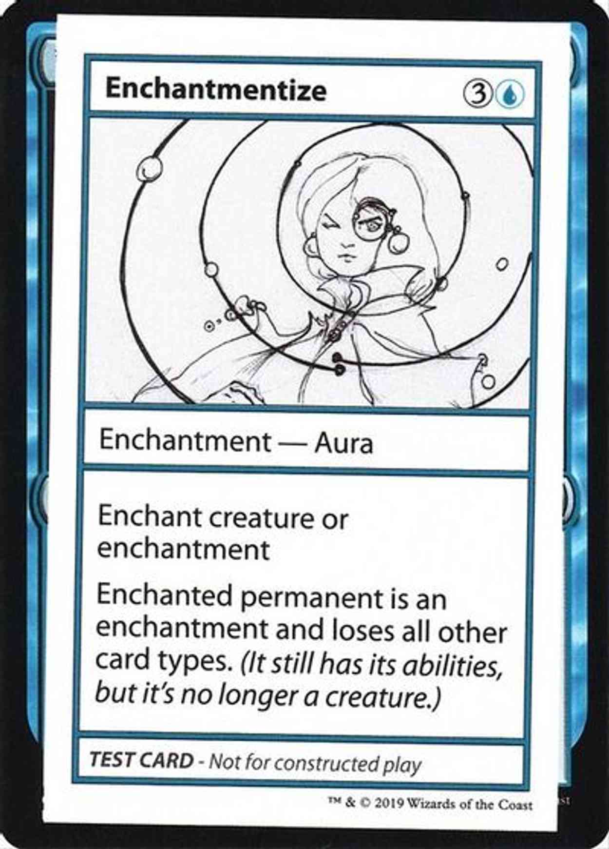Enchantmentize (No PW Symbol) magic card front
