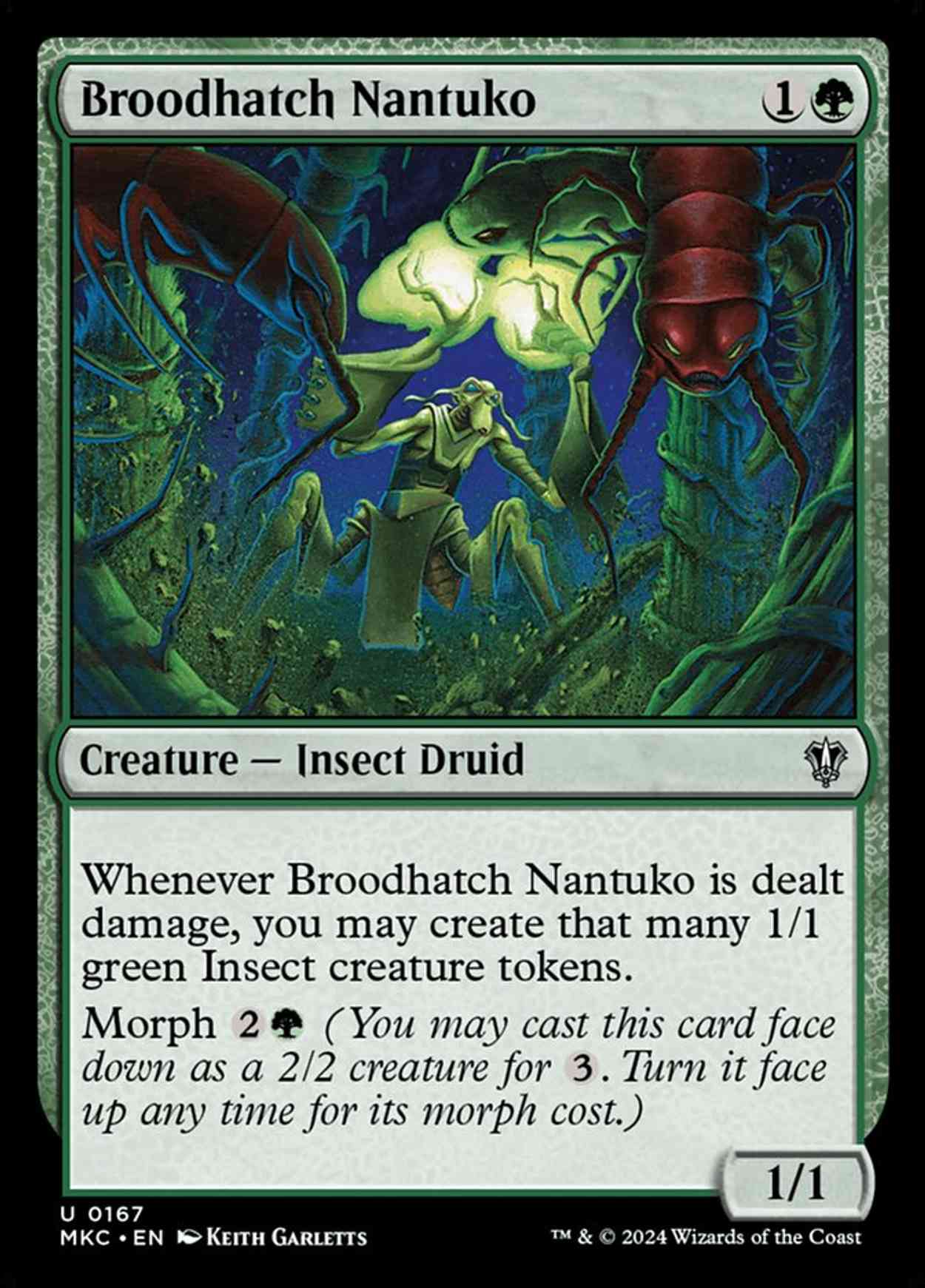 Broodhatch Nantuko magic card front
