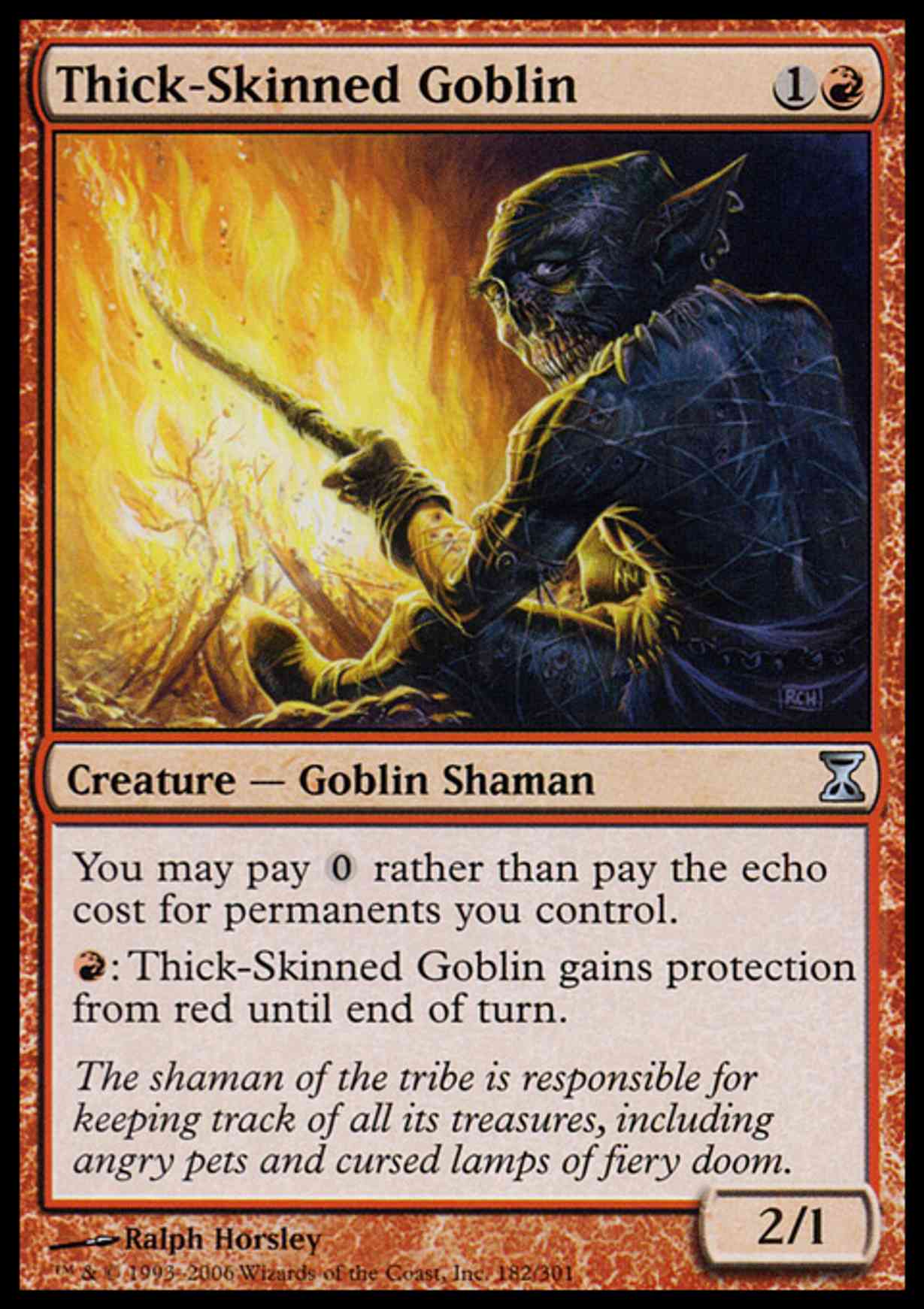 Thick-Skinned Goblin magic card front