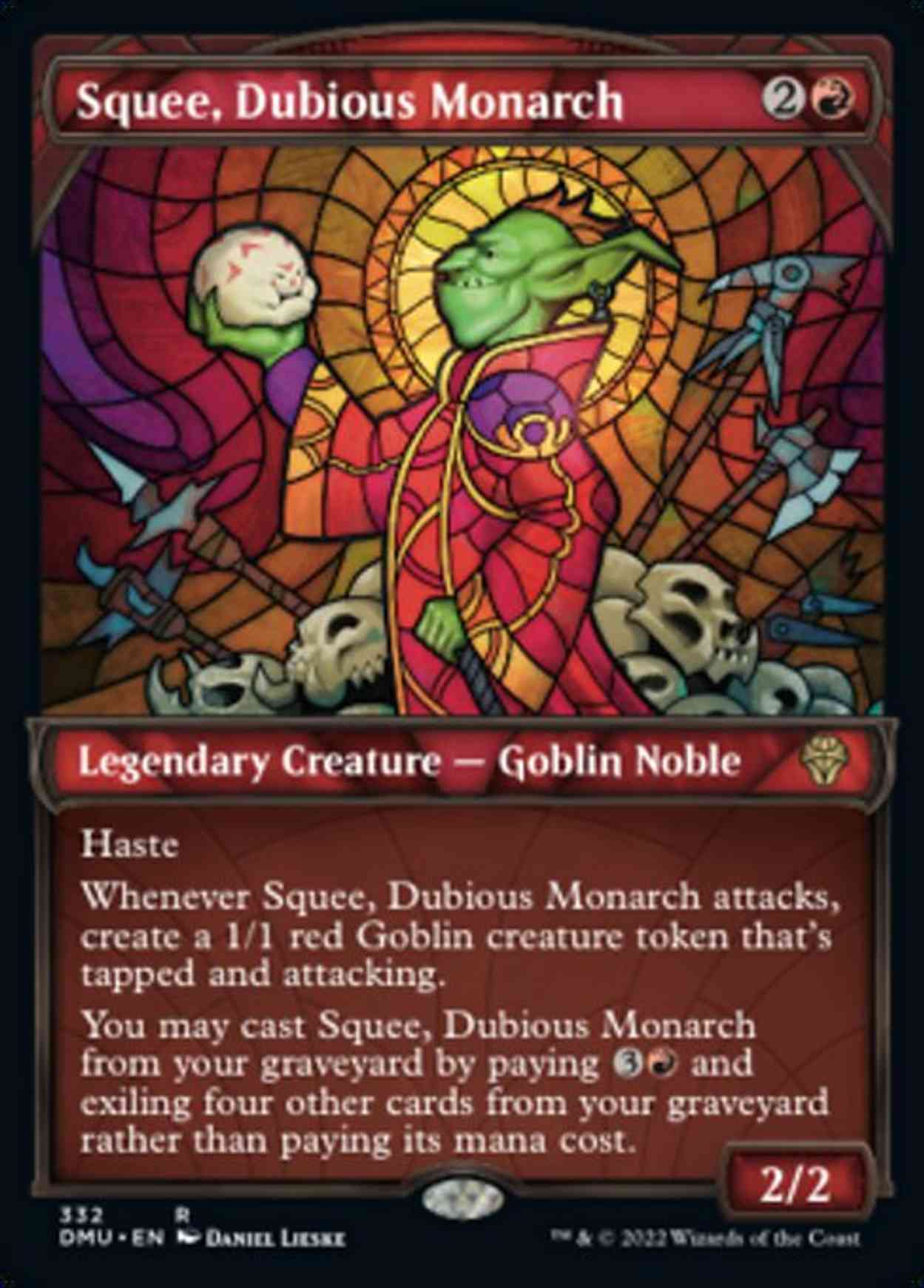 Squee, Dubious Monarch (Textured Foil) magic card front