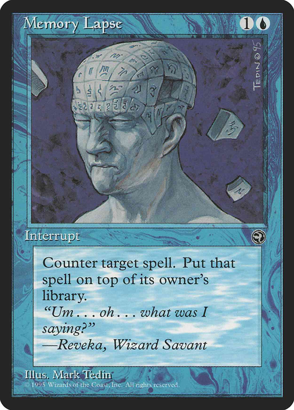 Memory Lapse magic card front