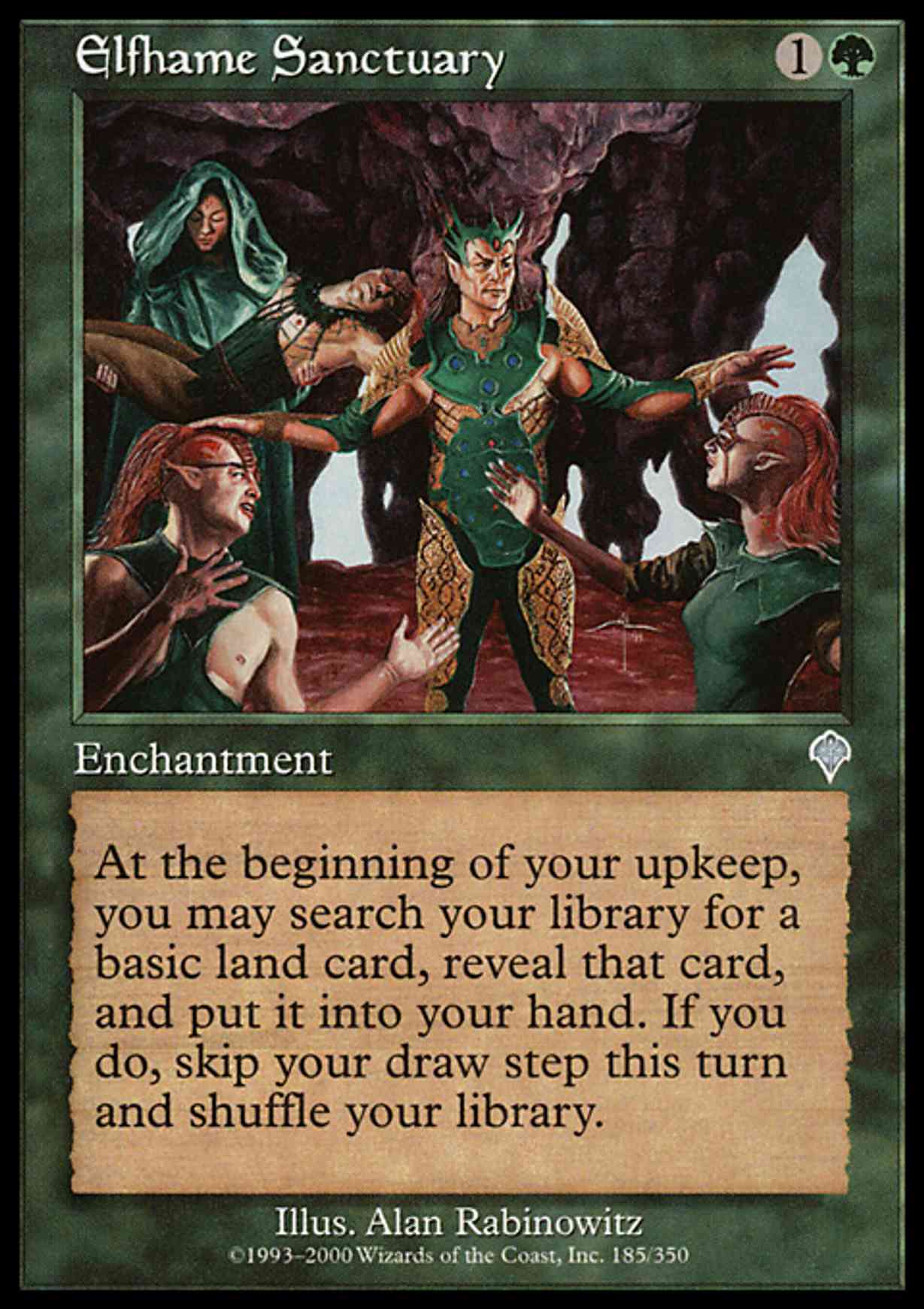 Elfhame Sanctuary magic card front