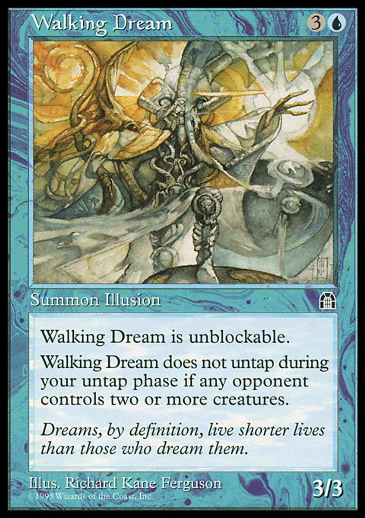Walking Dream magic card front