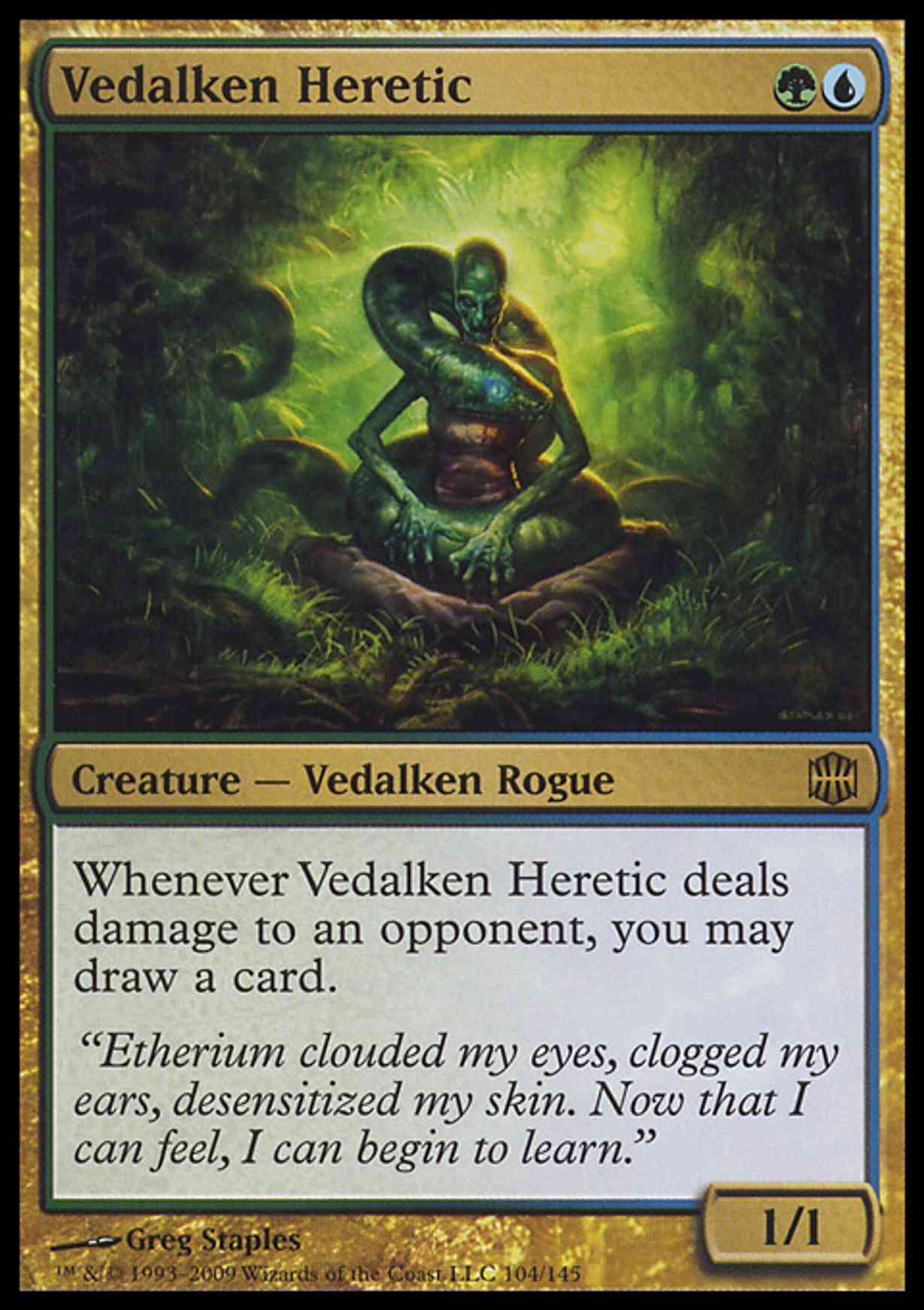 Vedalken Heretic magic card front