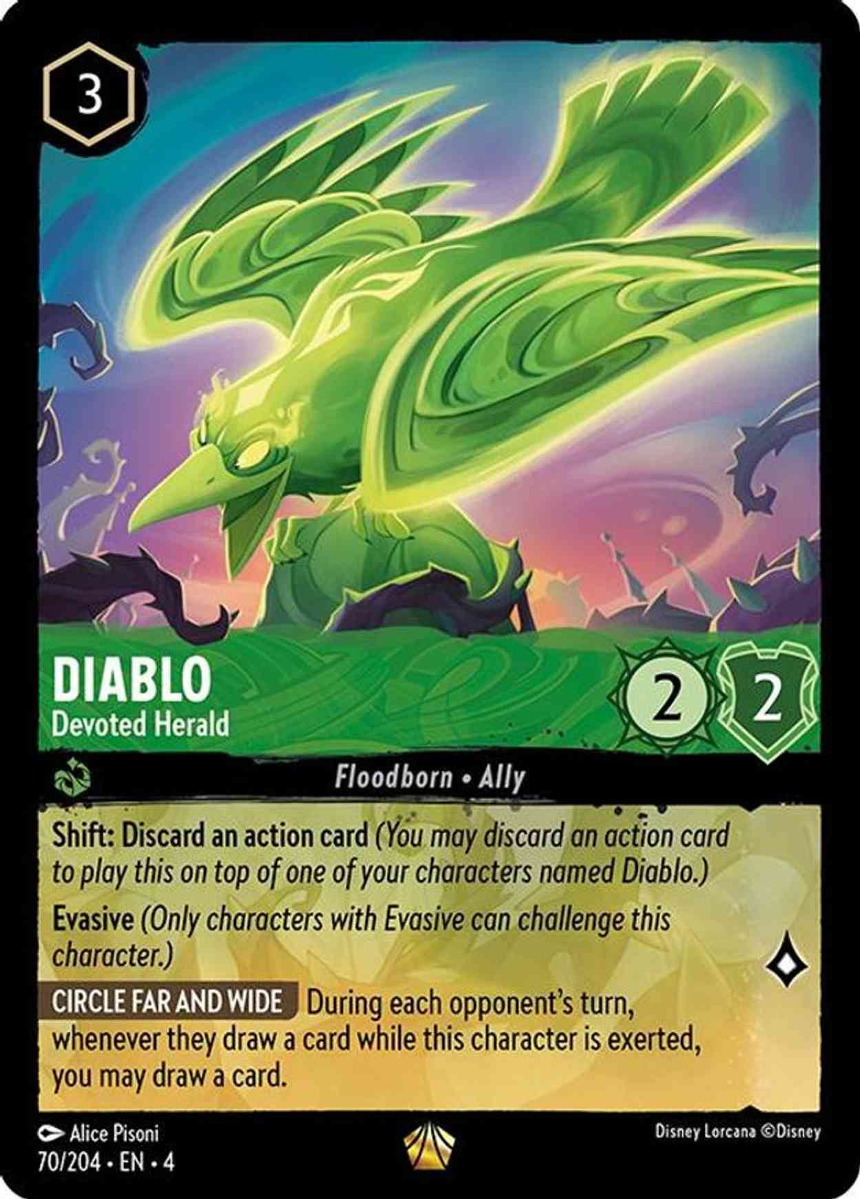 Diablo - Devoted Herald magic card front