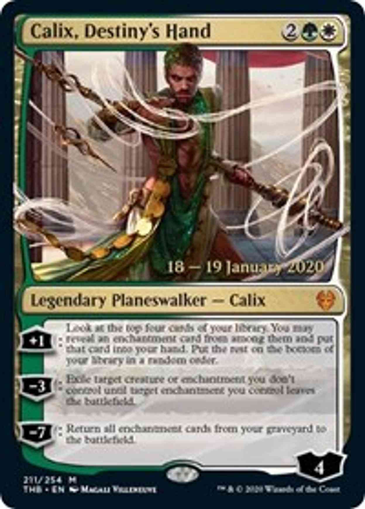 Calix, Destiny's Hand magic card front