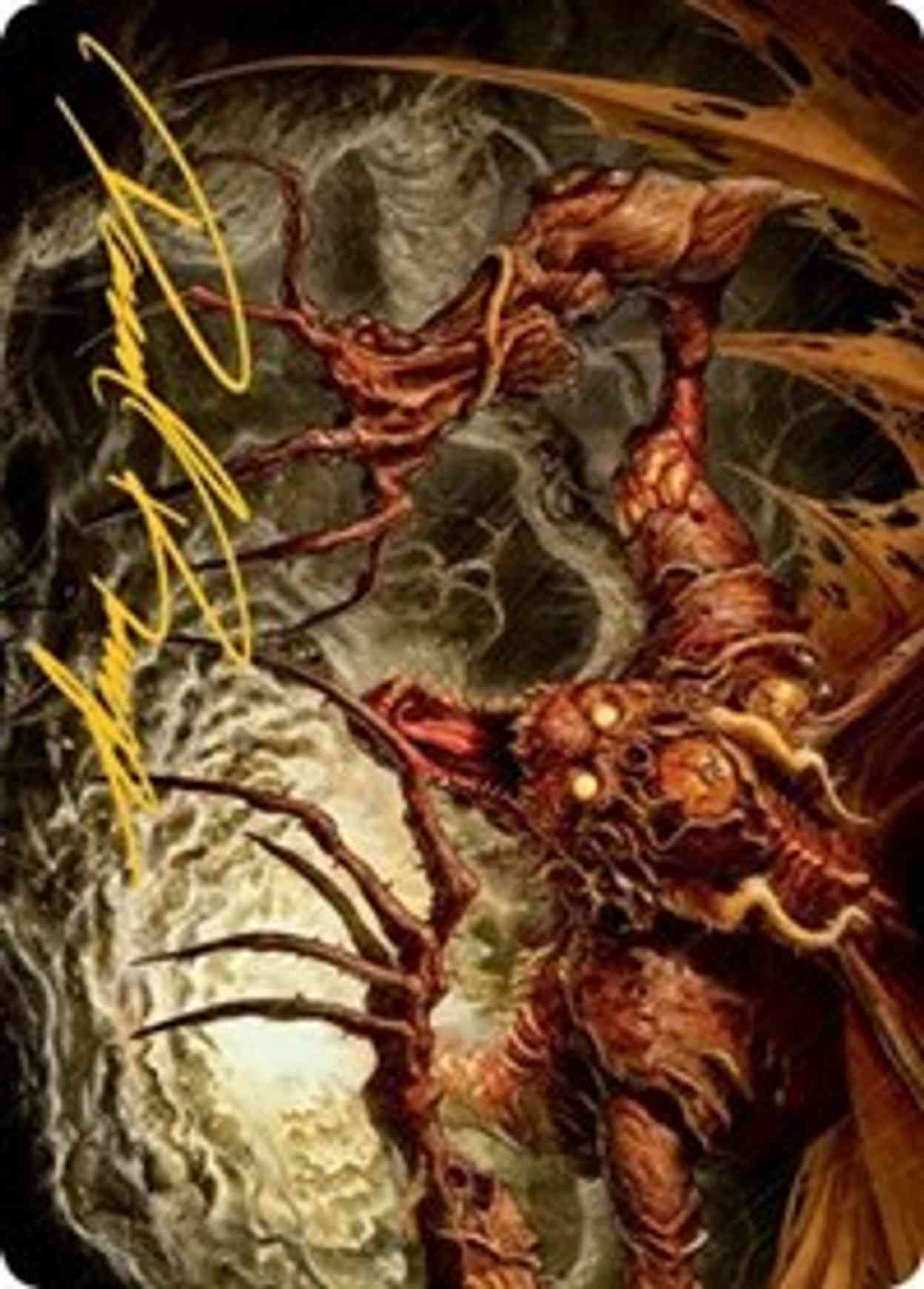 Archfiend of Sorrows Art Card (Gold-Stamped Signature) magic card front