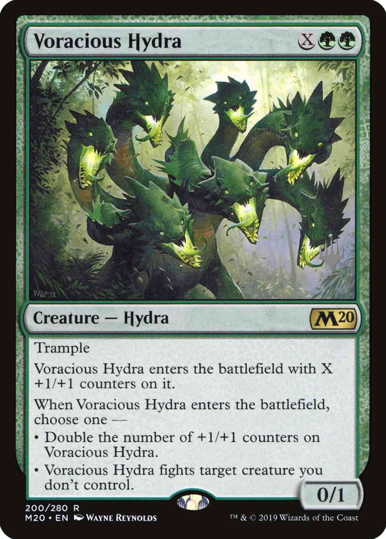 Voracious Hydra magic card front