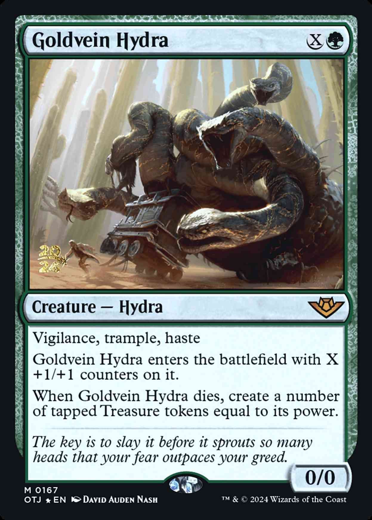 Goldvein Hydra magic card front