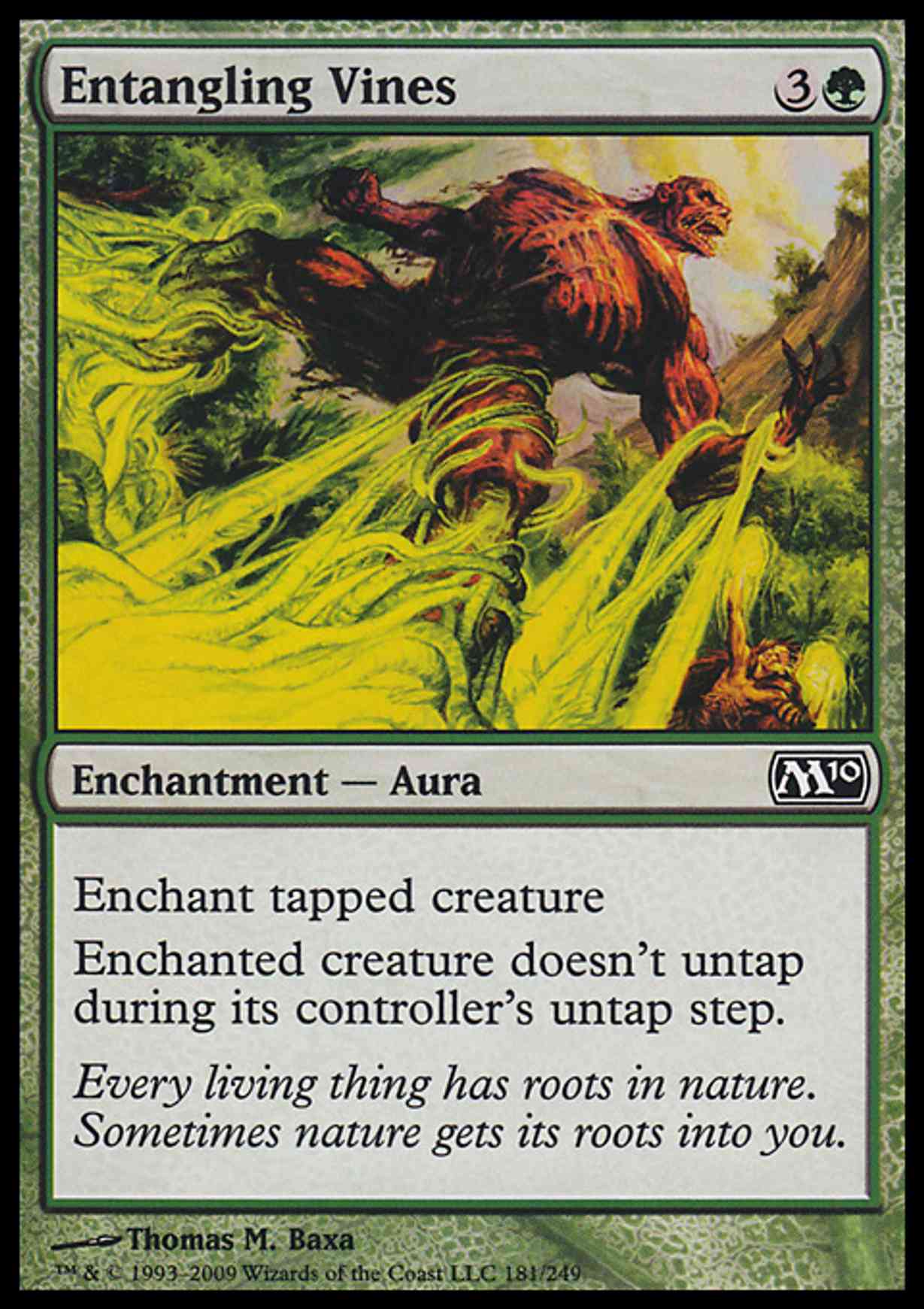 Entangling Vines magic card front