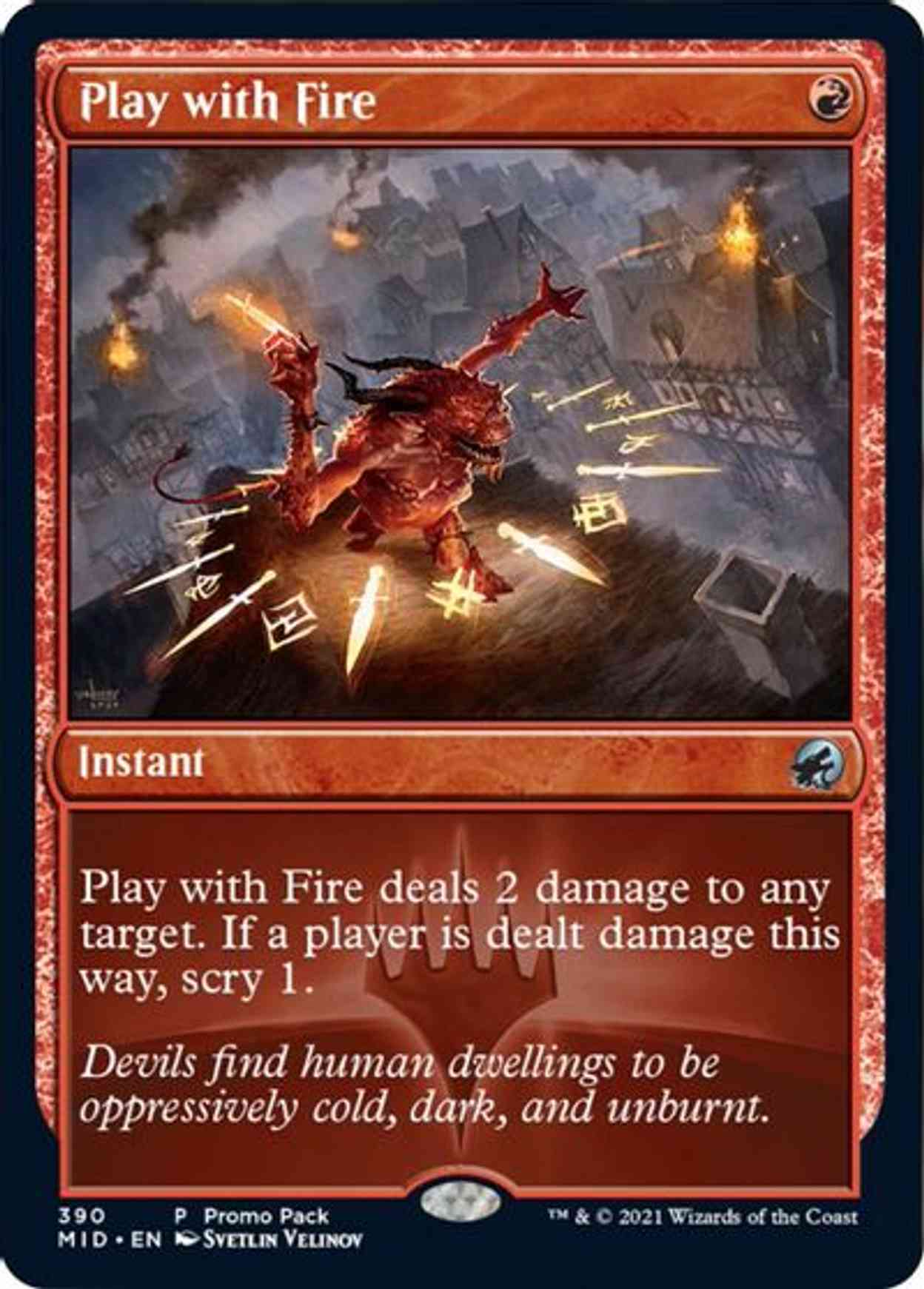 Play with Fire magic card front