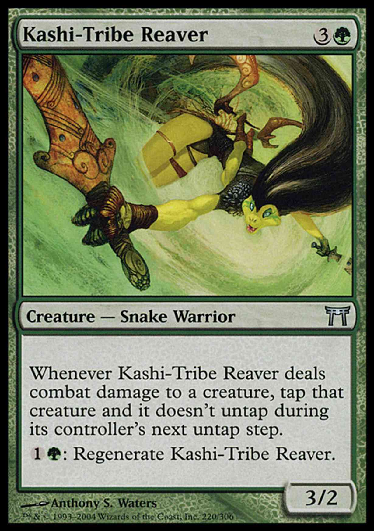 Kashi-Tribe Reaver magic card front