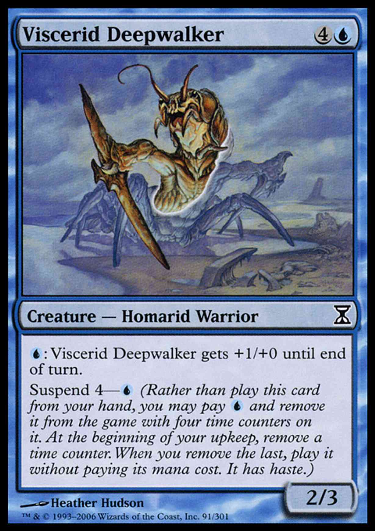 Viscerid Deepwalker magic card front