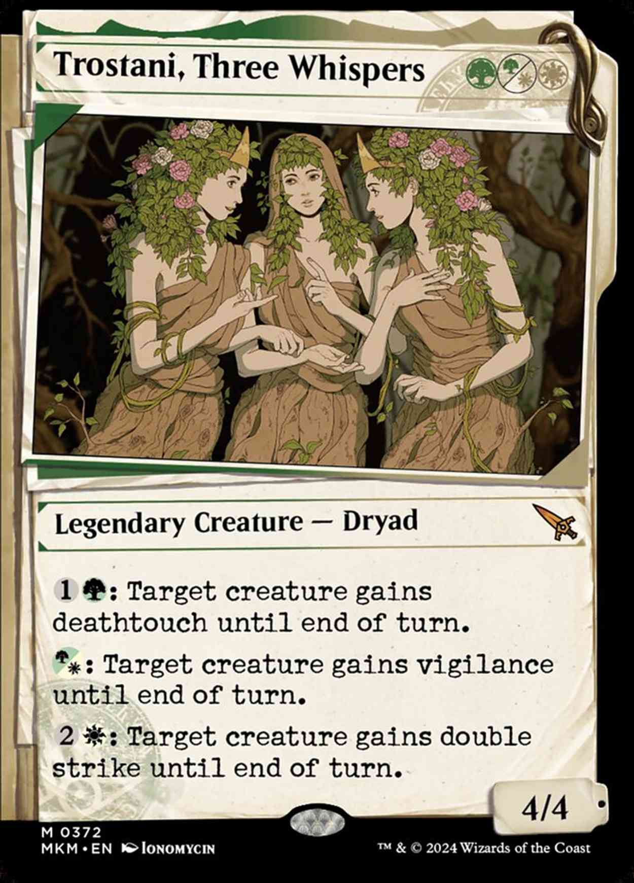 Trostani, Three Whispers (Showcase) magic card front