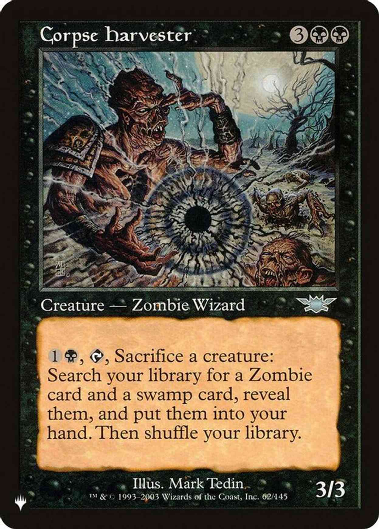 Corpse Harvester magic card front
