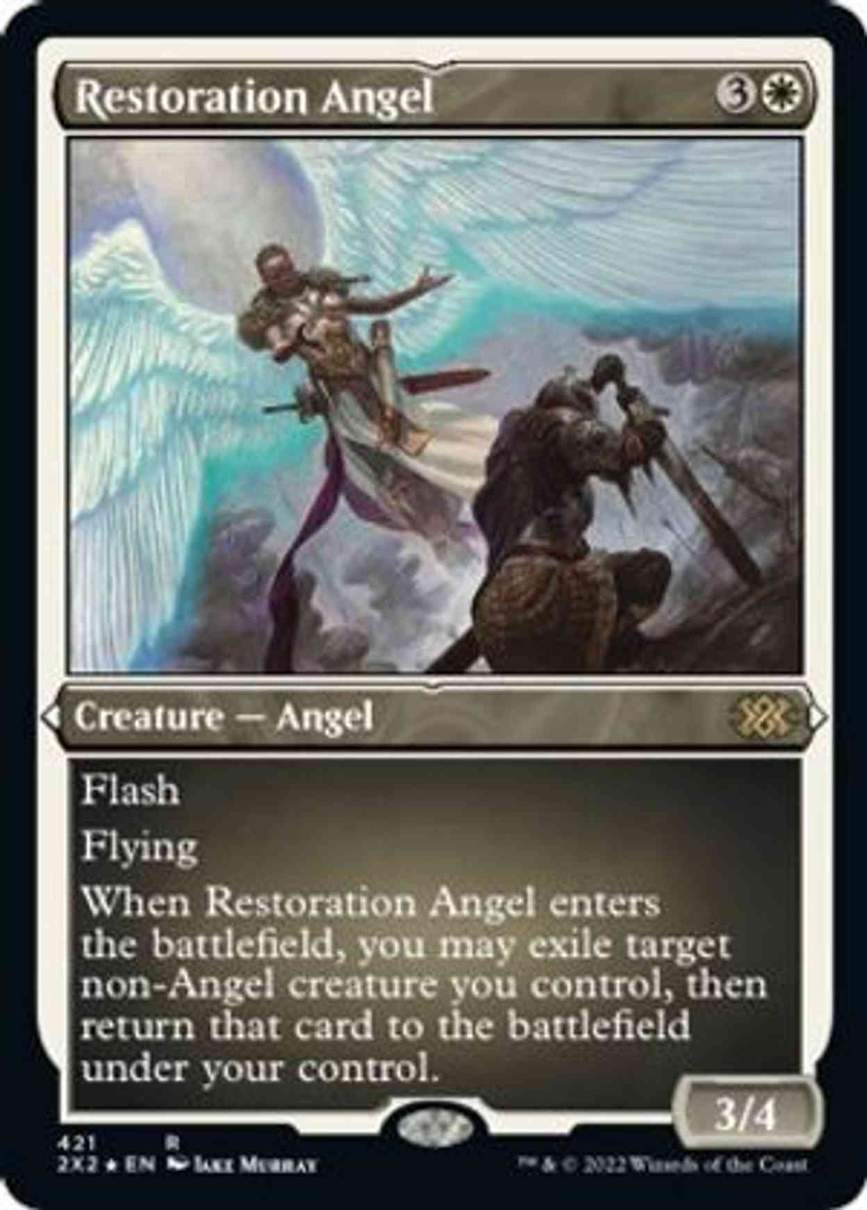 Restoration Angel (Foil Etched) magic card front