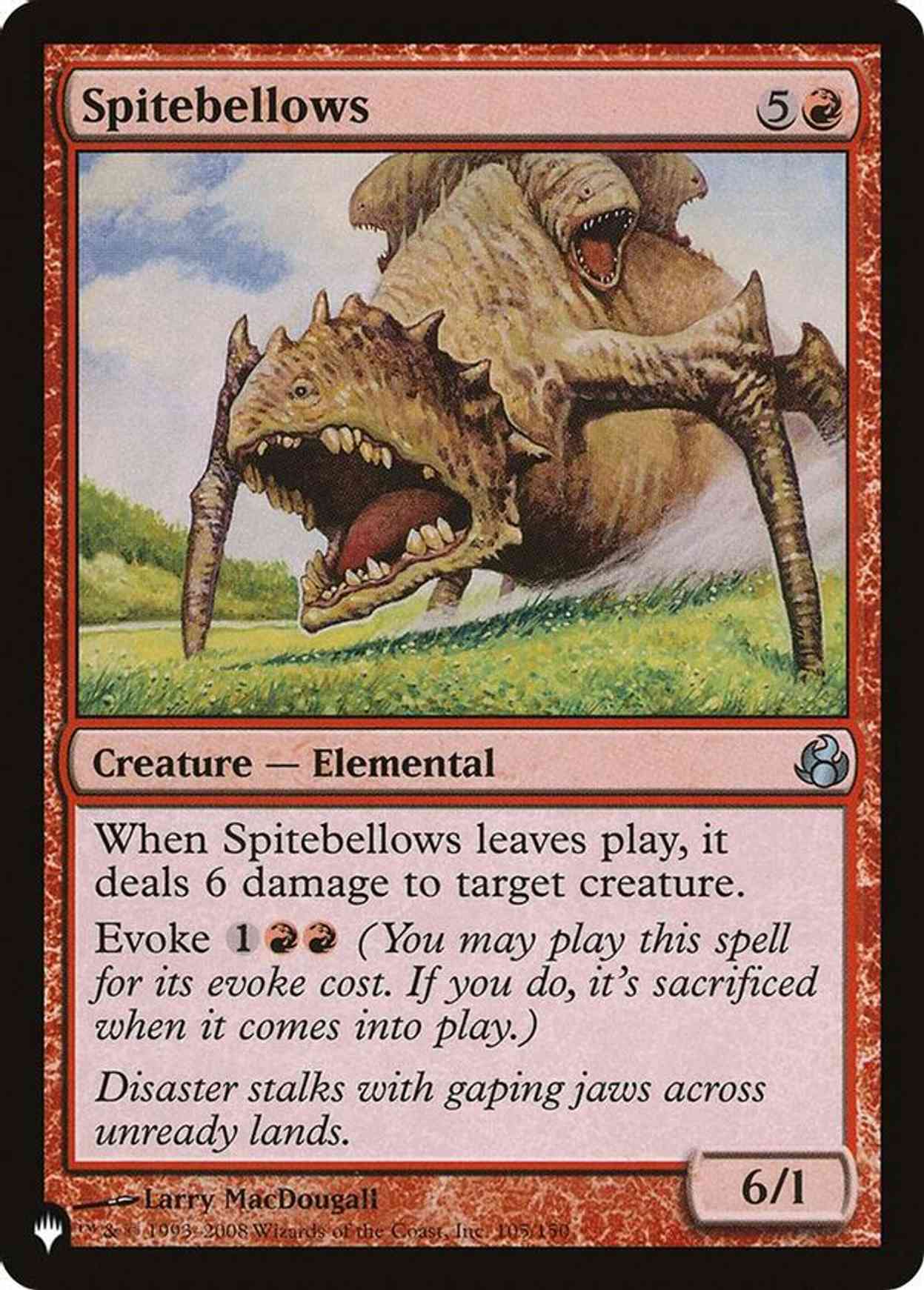 Spitebellows magic card front