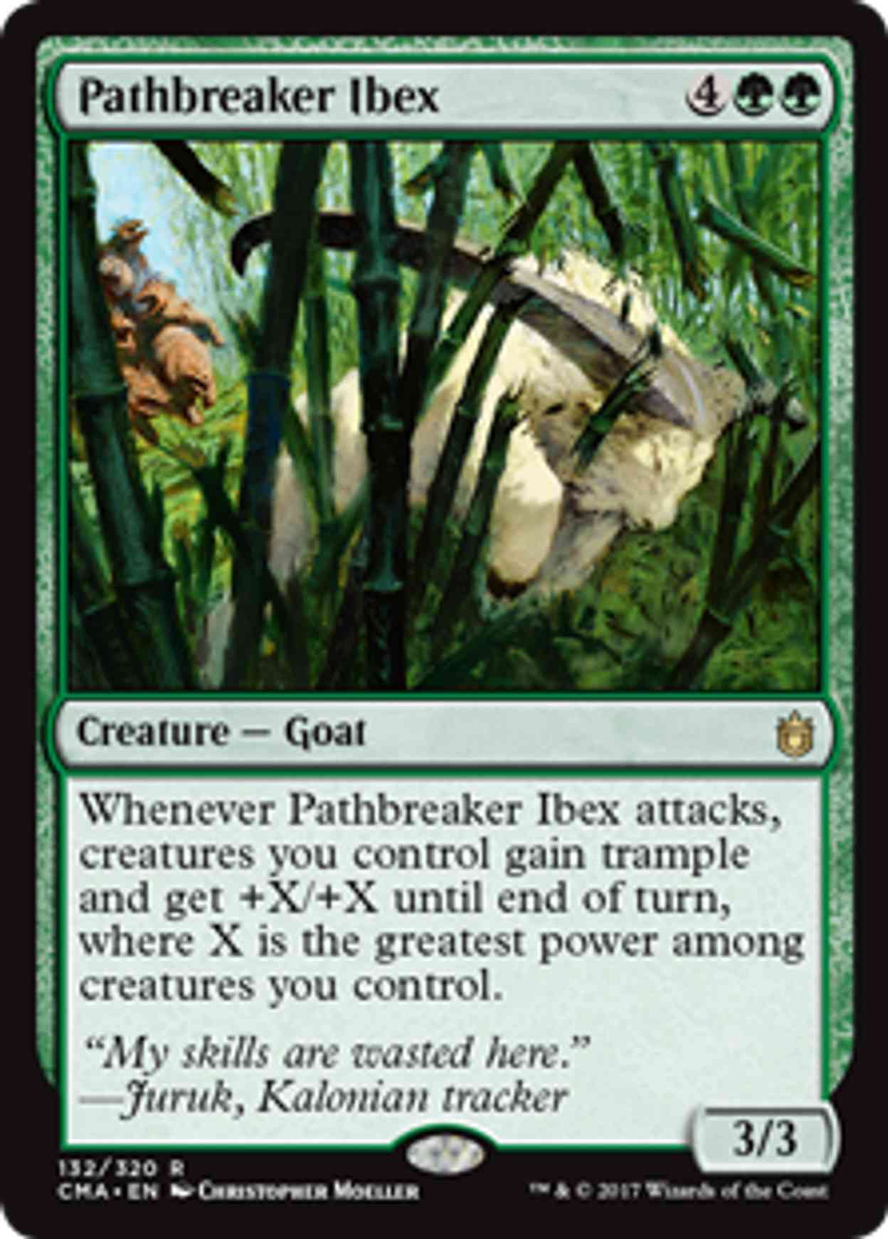 Pathbreaker Ibex magic card front