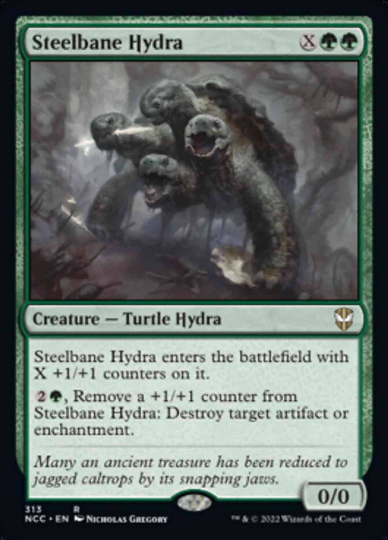Steelbane Hydra magic card front
