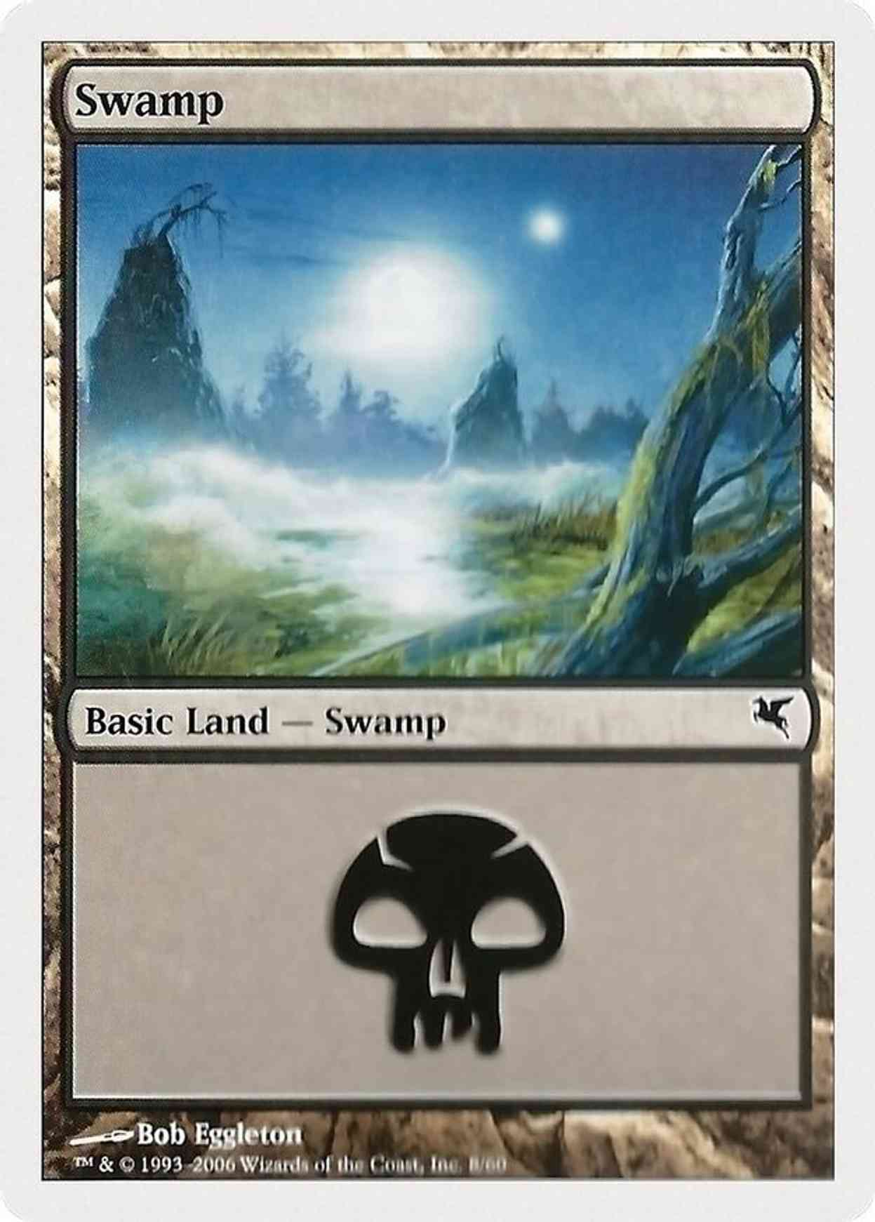 Swamp (8) magic card front