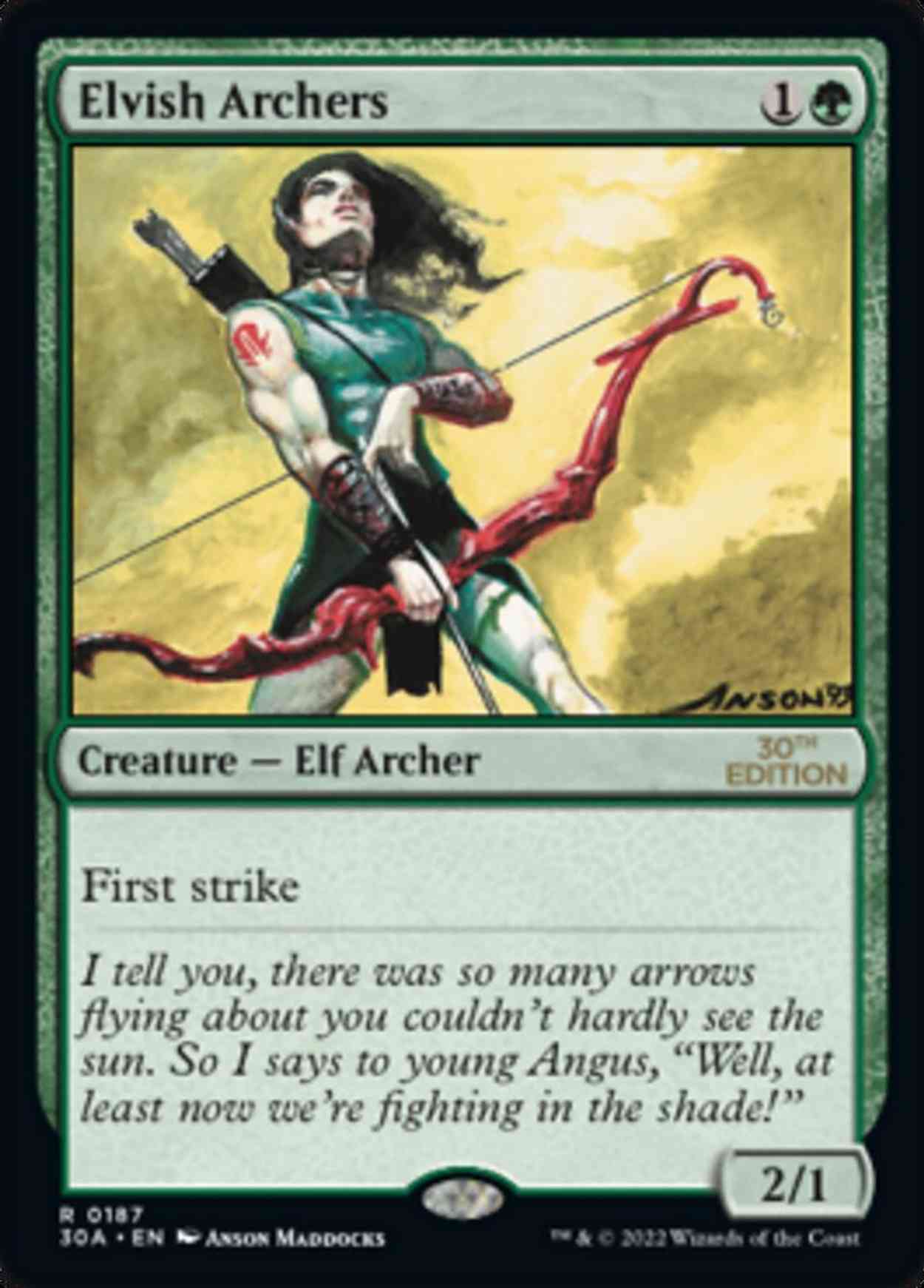 Elvish Archers magic card front