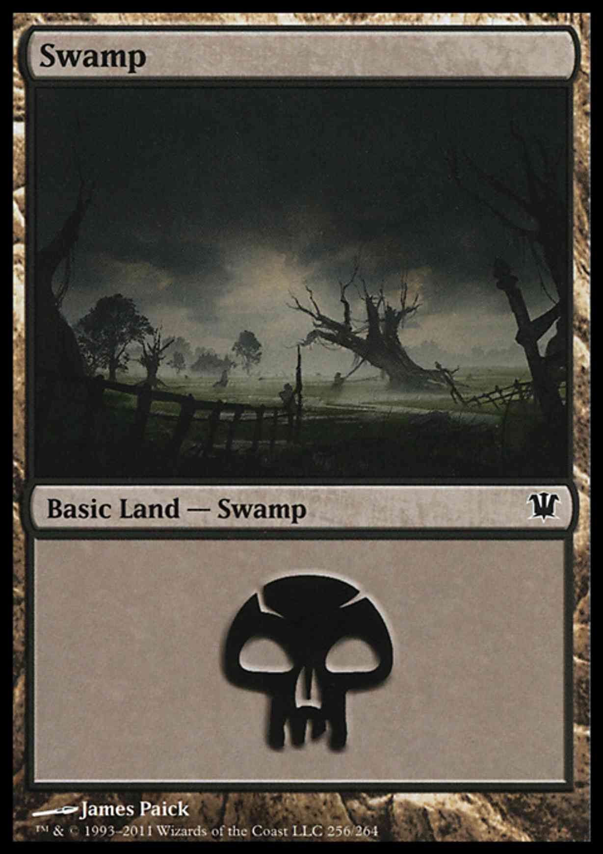 Swamp (256) magic card front