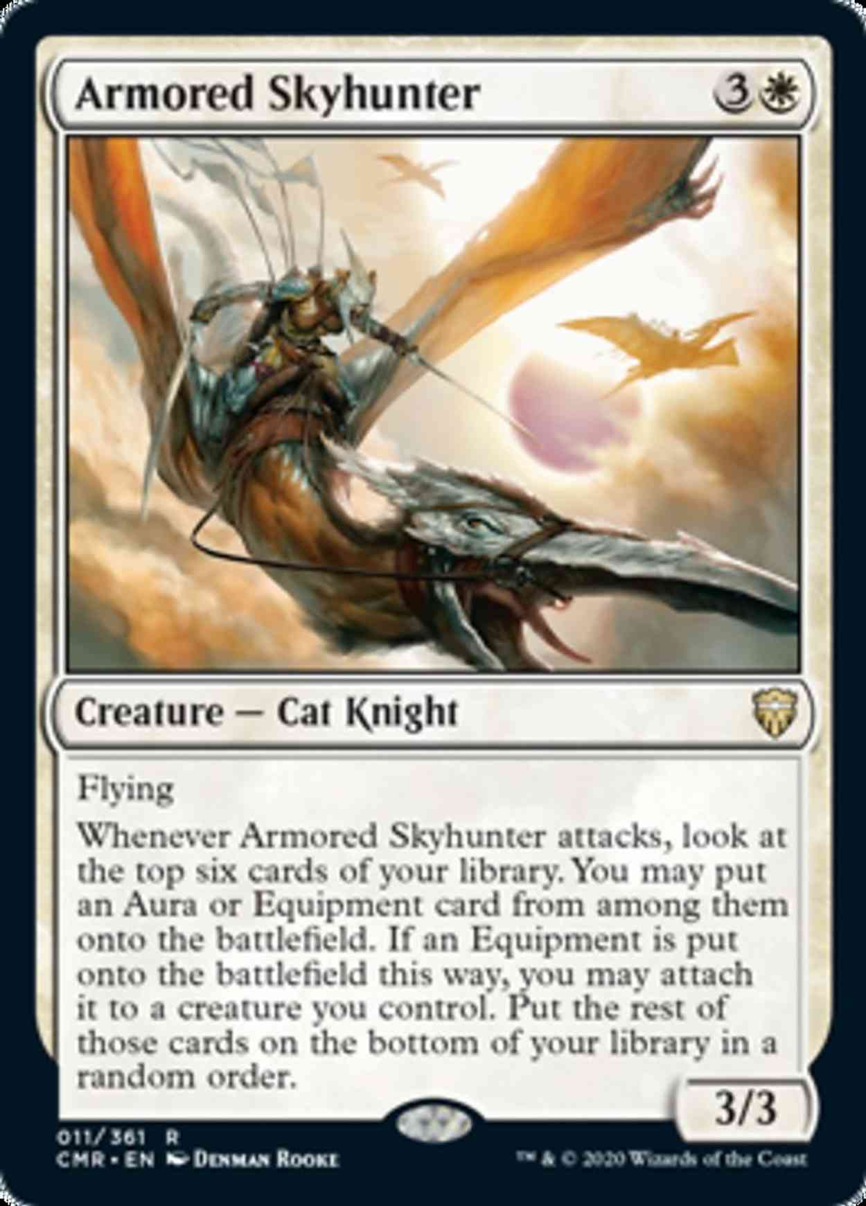 Armored Skyhunter magic card front